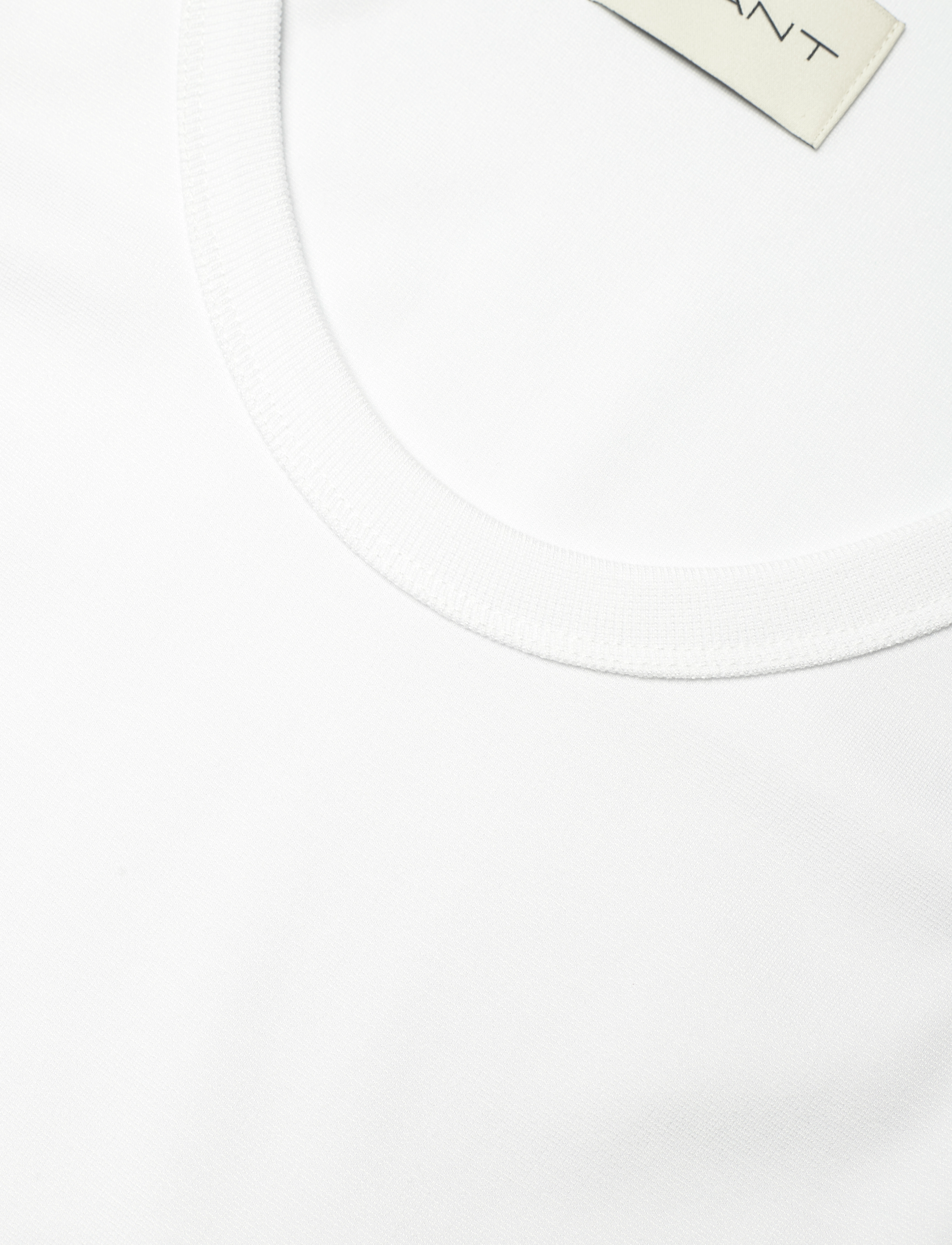 Gant - JERSEY WOVEN MIDI DRESS - white - 2