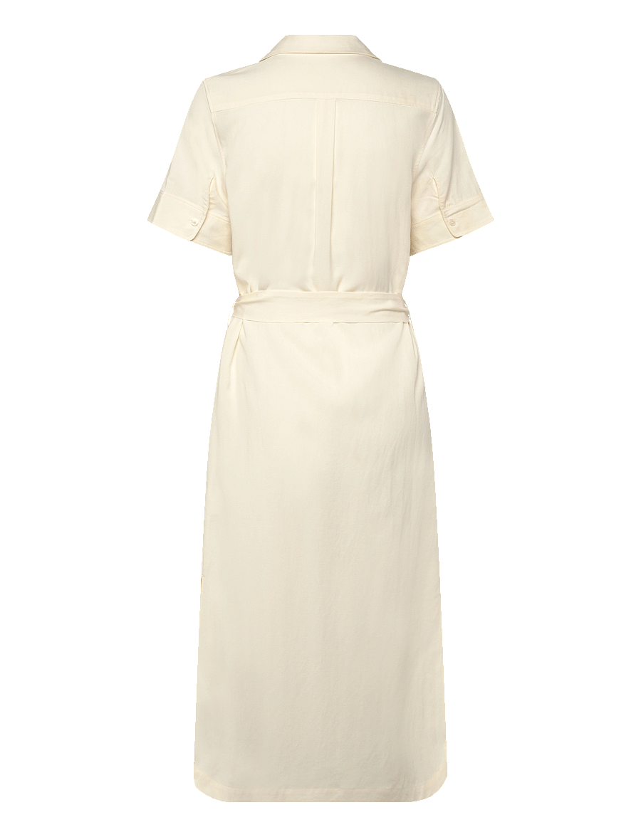 Gant - REG POCKET DRESS - hemdkleider - cream - 2