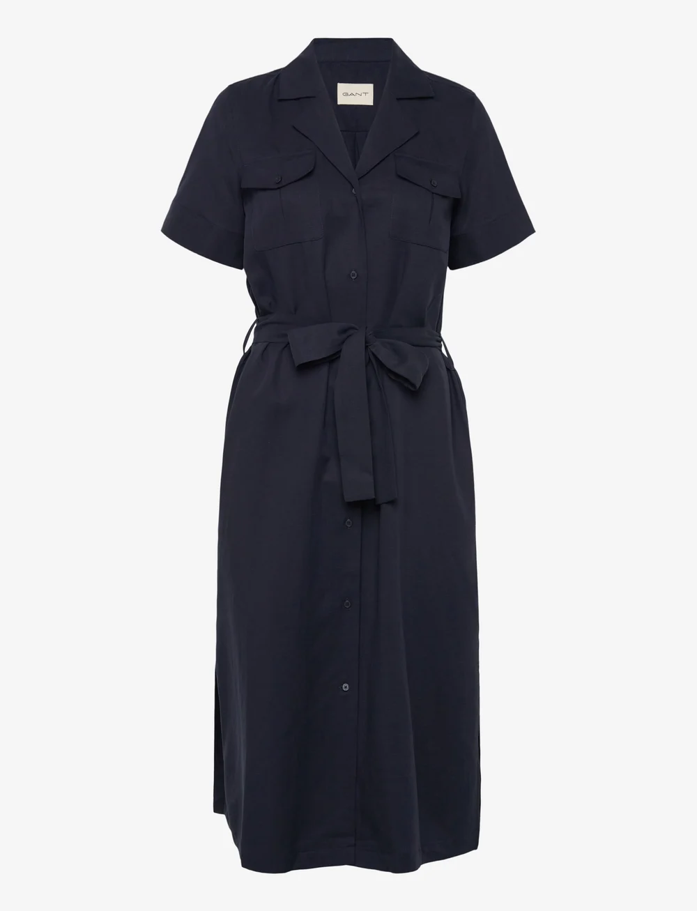 GANT - REG POCKET DRESS - särkkleidid - evening blue - 0