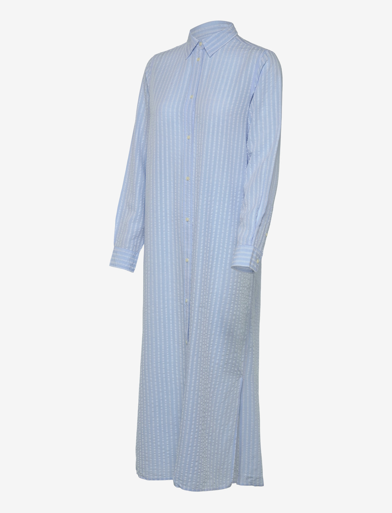GANT - REL TONAL STRIPED SEERSUCKER DRESS - skjortekjoler - fresh blue - 3