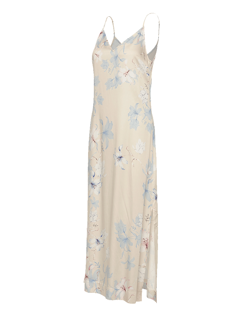 GANT - FLORAL PRINT SLIP DRESS - sommerkjoler - putty - 2