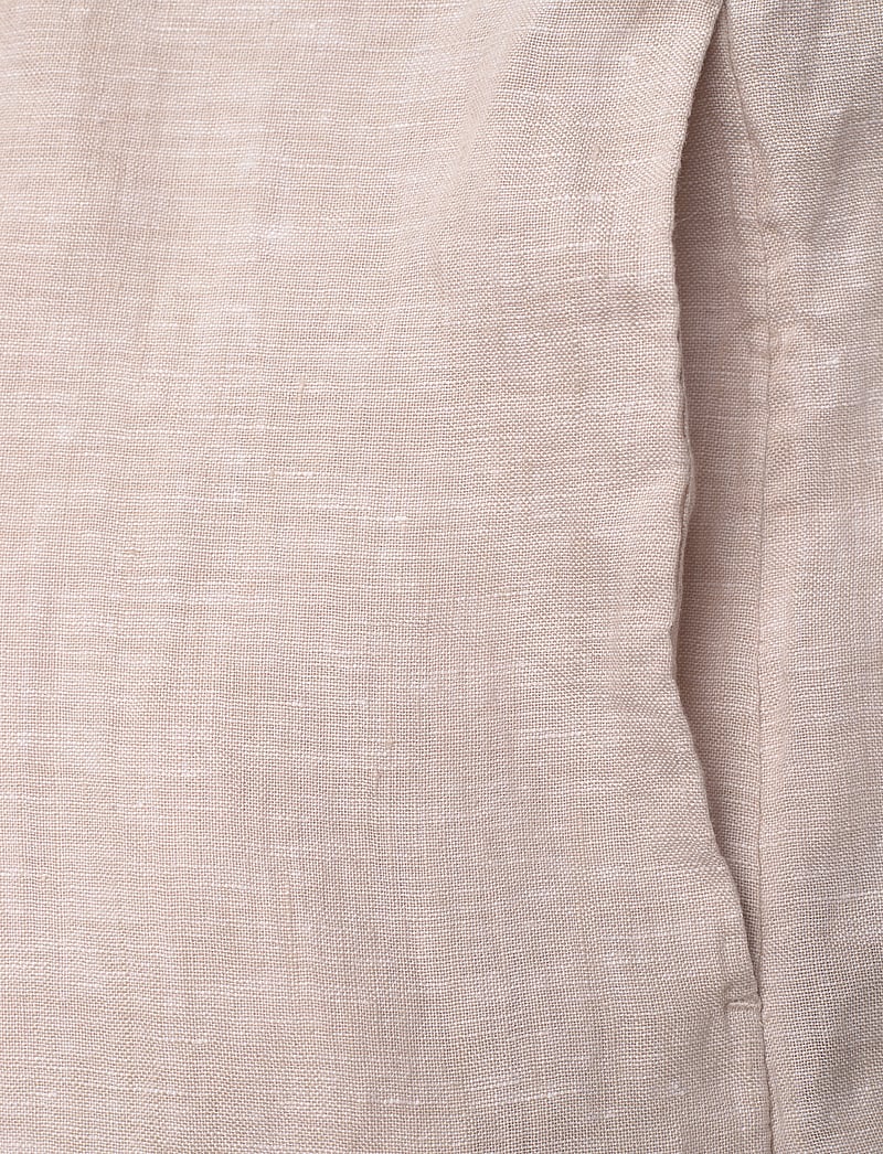 GANT - REG LINEN SS SHIRT DRESS - skjortklänningar - dry sand - 3