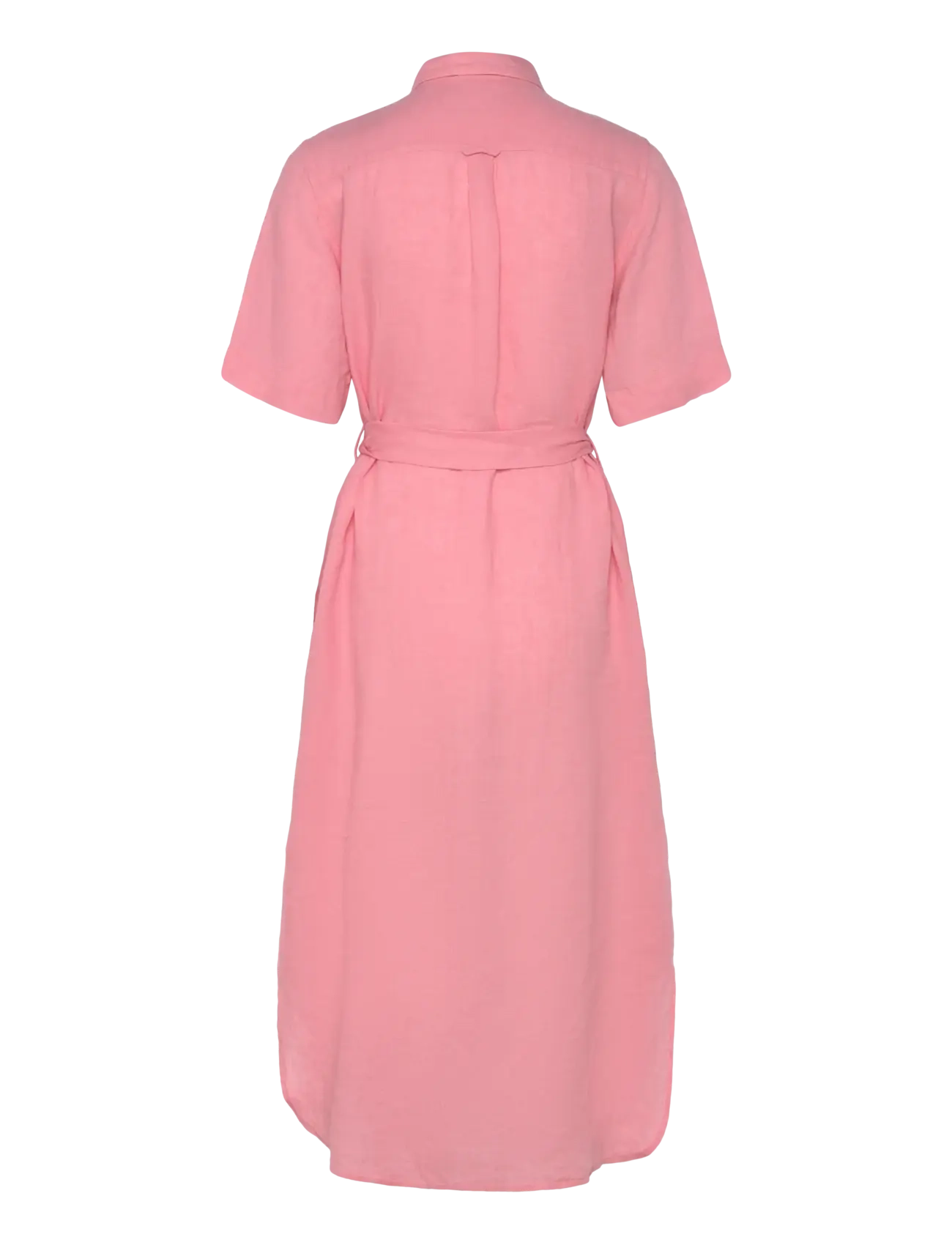 Gant - REG LINEN SS SHIRT DRESS - robes chemises - geranium pink - 2