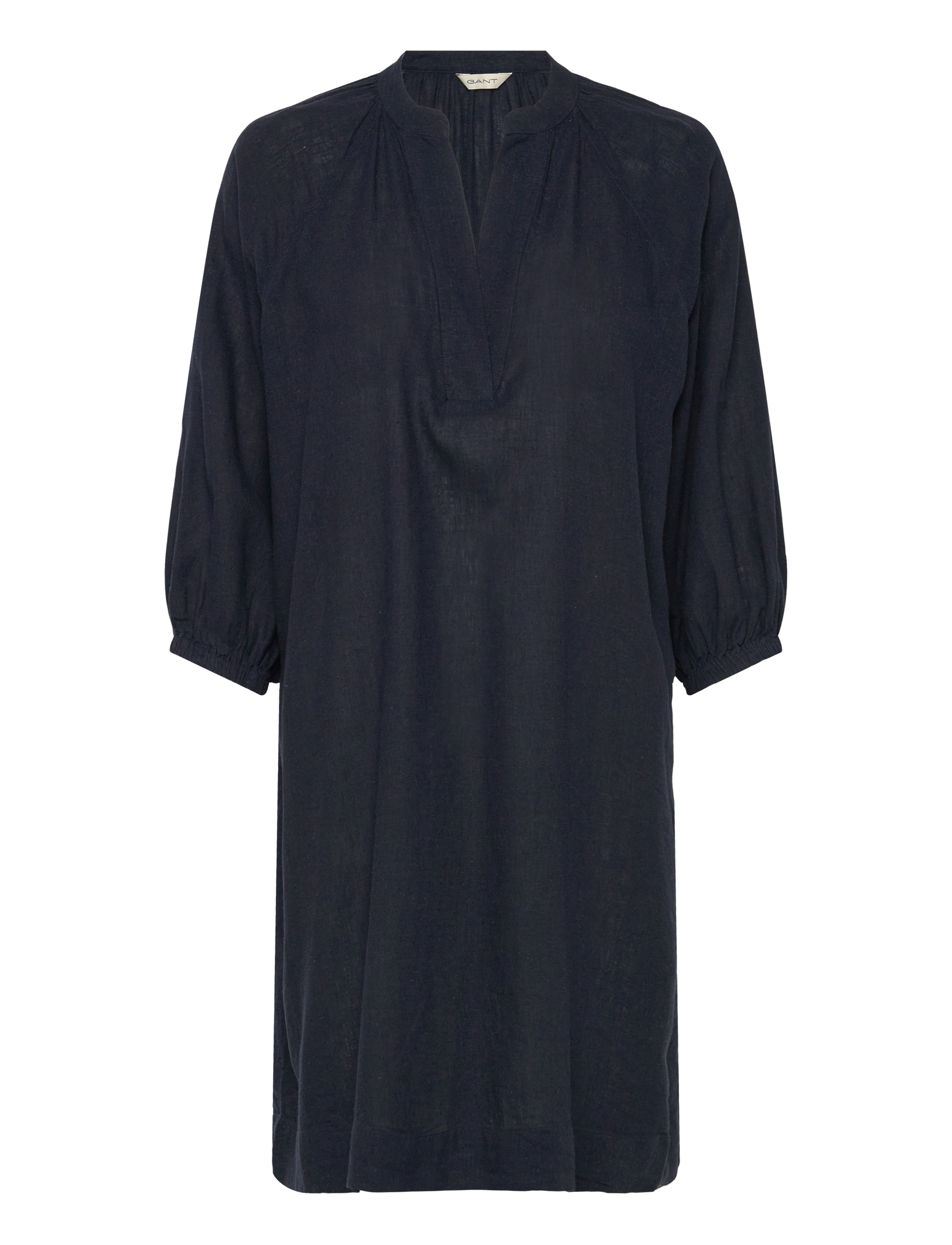 Gant REL LINEN DRESS - GANT - EVENING BLUE / navy