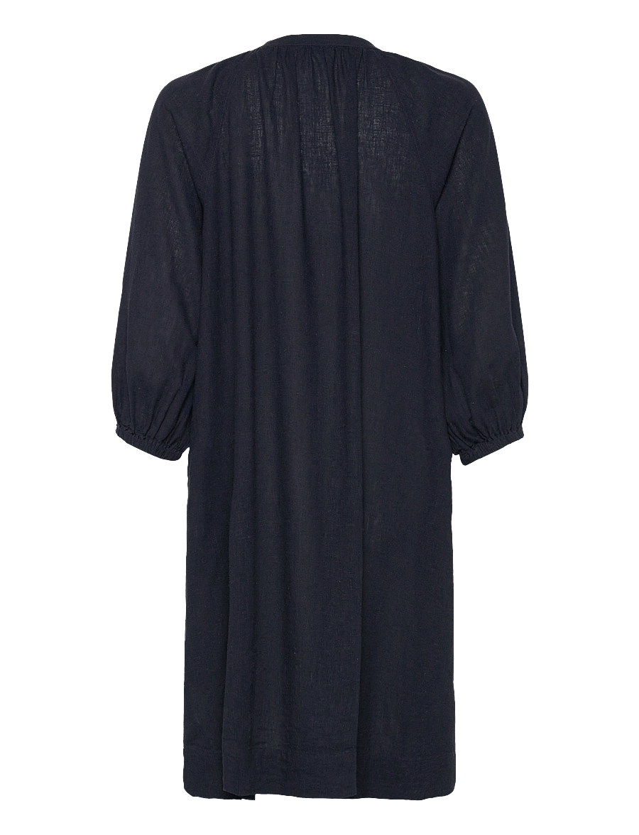 Gant - REL LINEN DRESS - overhemdjurken - evening blue - 2