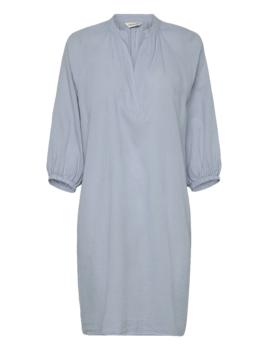 Gant - REL LINEN DRESS - hemdkleider - light blue - 1