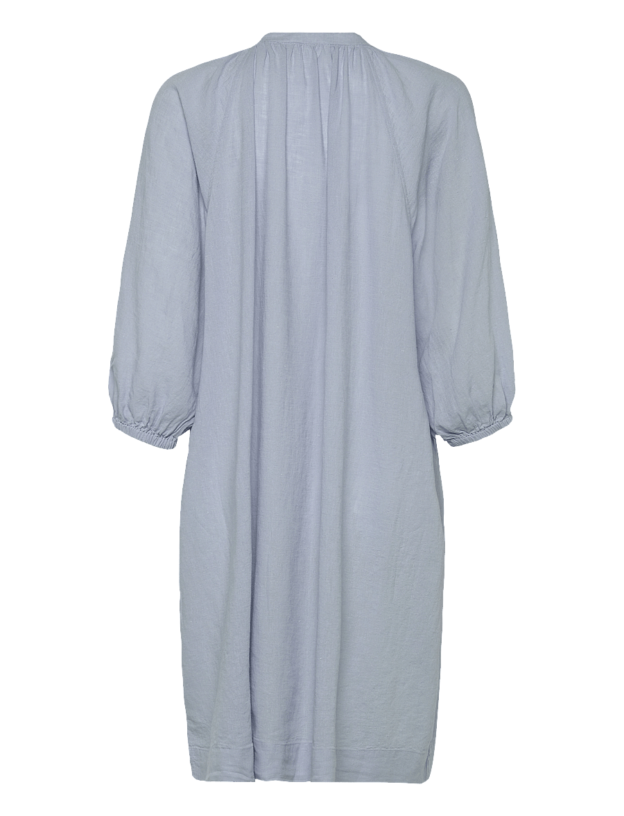 Gant - REL LINEN DRESS - hemdkleider - light blue - 2