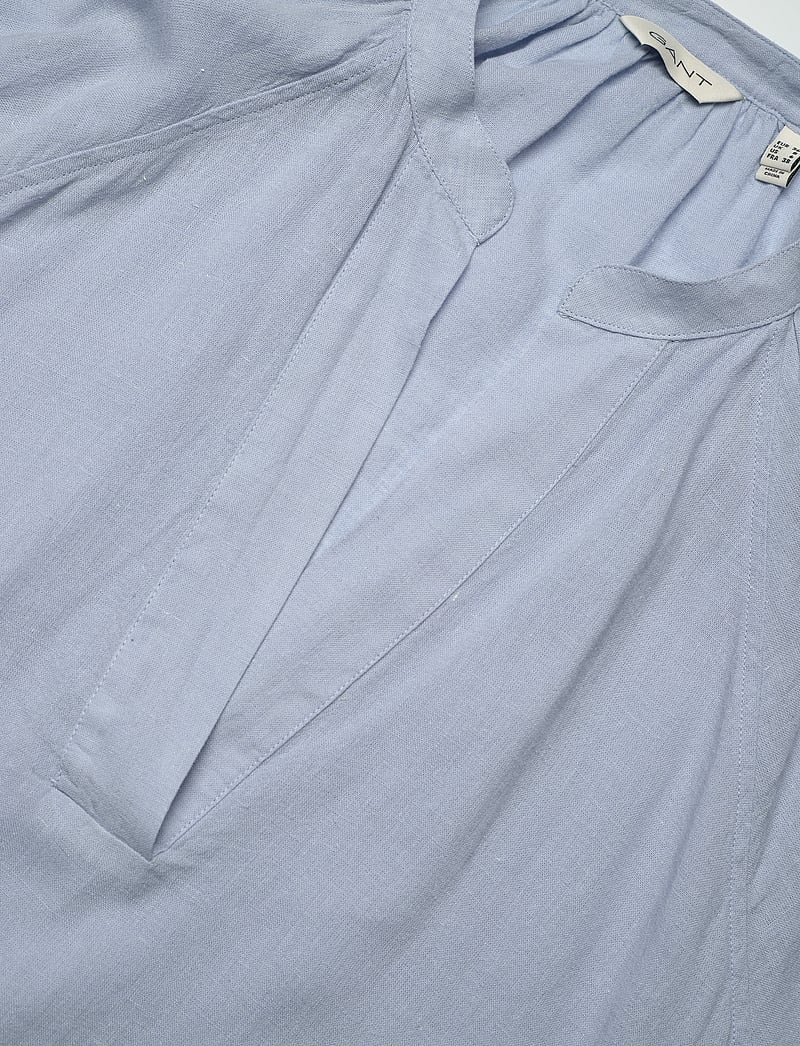 GANT - REL LINEN DRESS - shirt dresses - light blue - 2