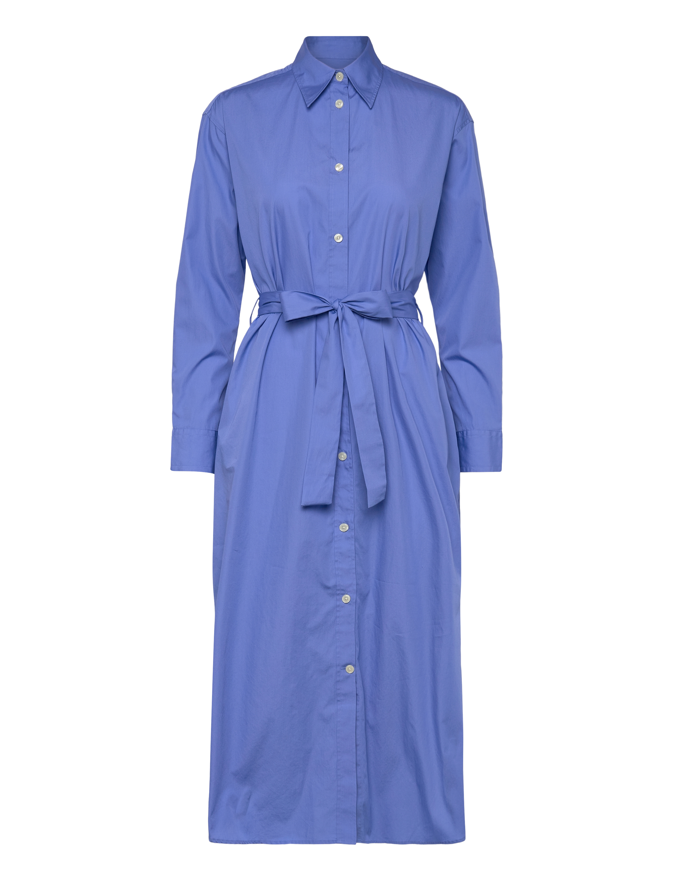 GANT Rel Poplin Shirt Kleid Blau - 42 - Damen