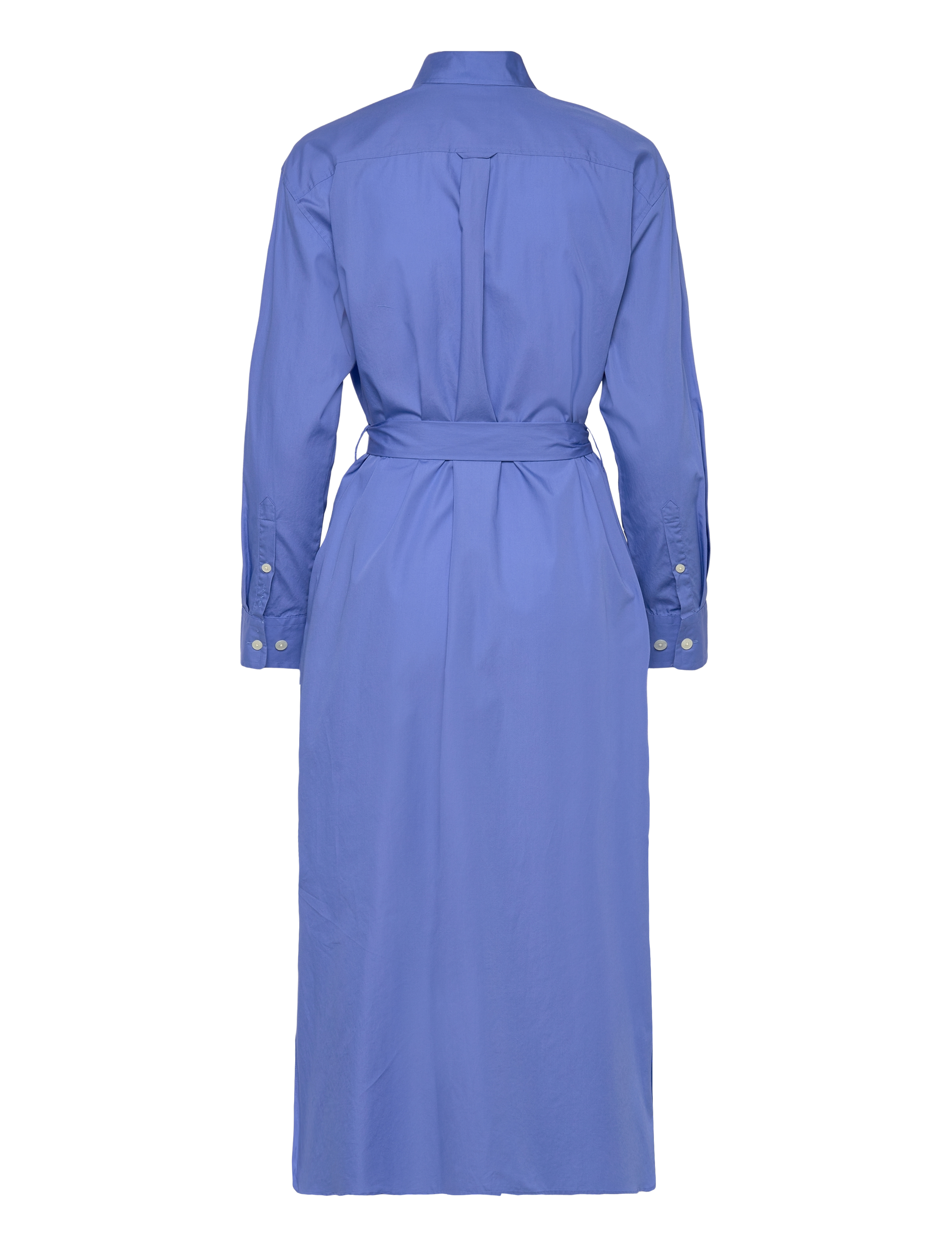 Gant - REL POPLIN SHIRT DRESS - skyrtukjólar - perfect blue - 2