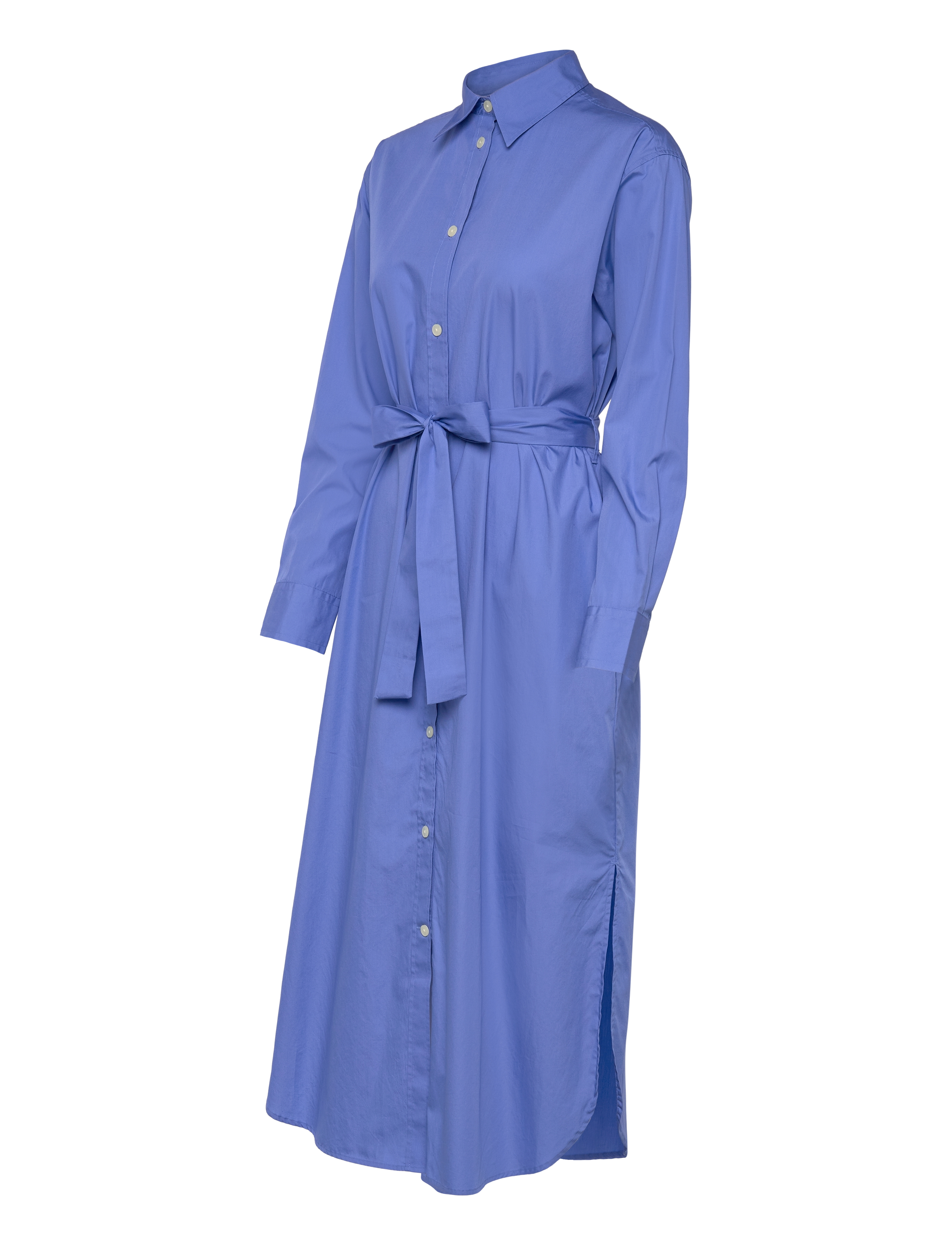 Gant - REL POPLIN SHIRT DRESS - skyrtukjólar - perfect blue - 3