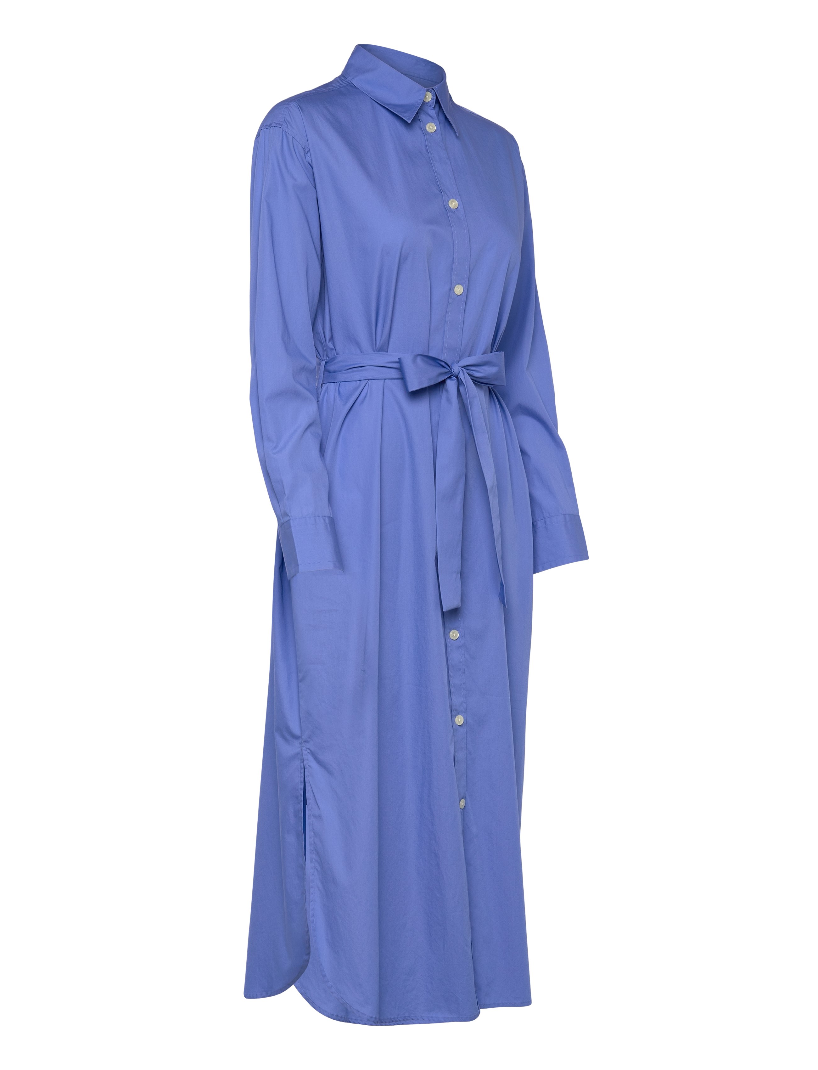 Gant - REL POPLIN SHIRT DRESS - skyrtukjólar - perfect blue - 4