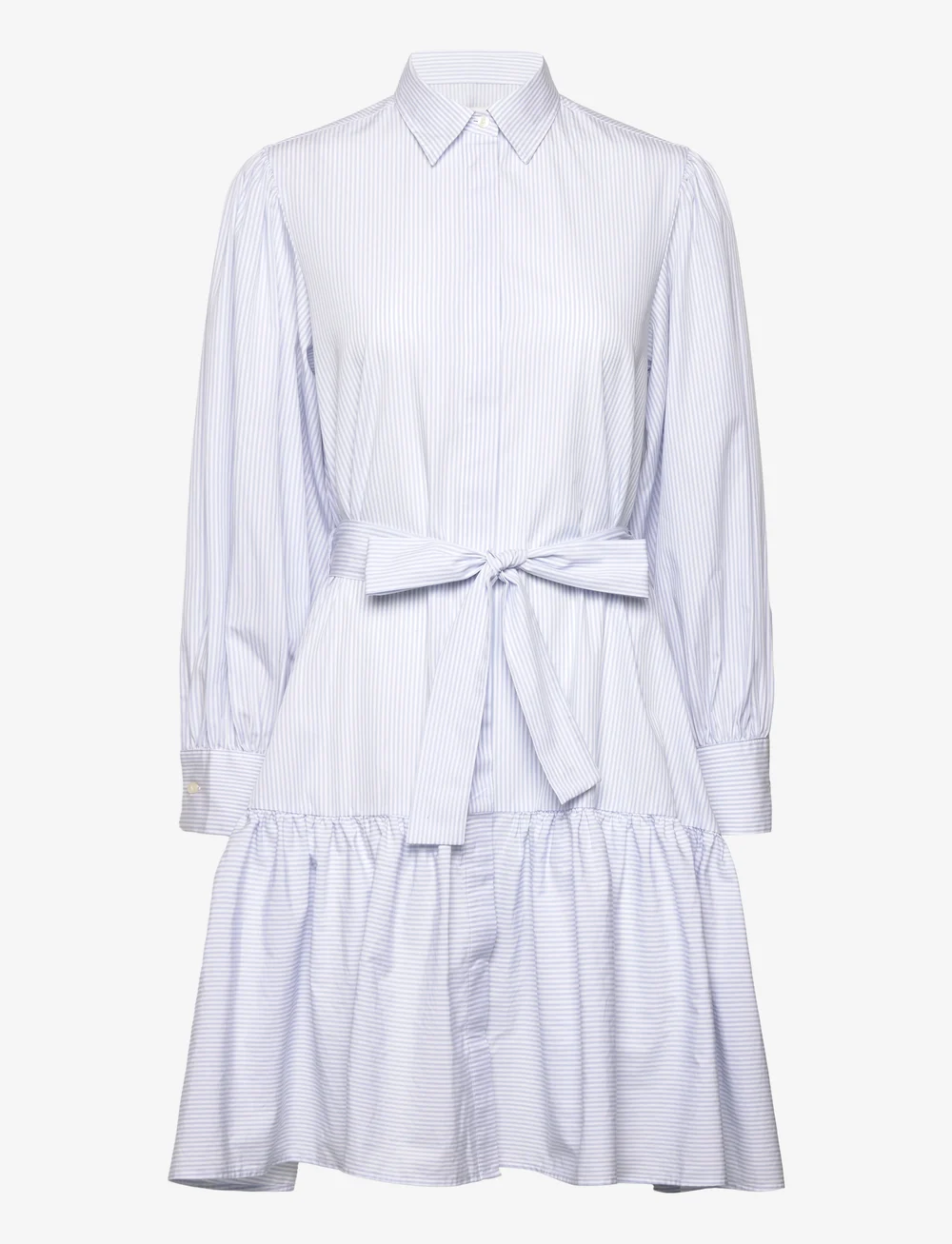 GANT - REG CLASSIC POPLIN STRIPED DRESS - skjortekjoler - fresh blue - 0