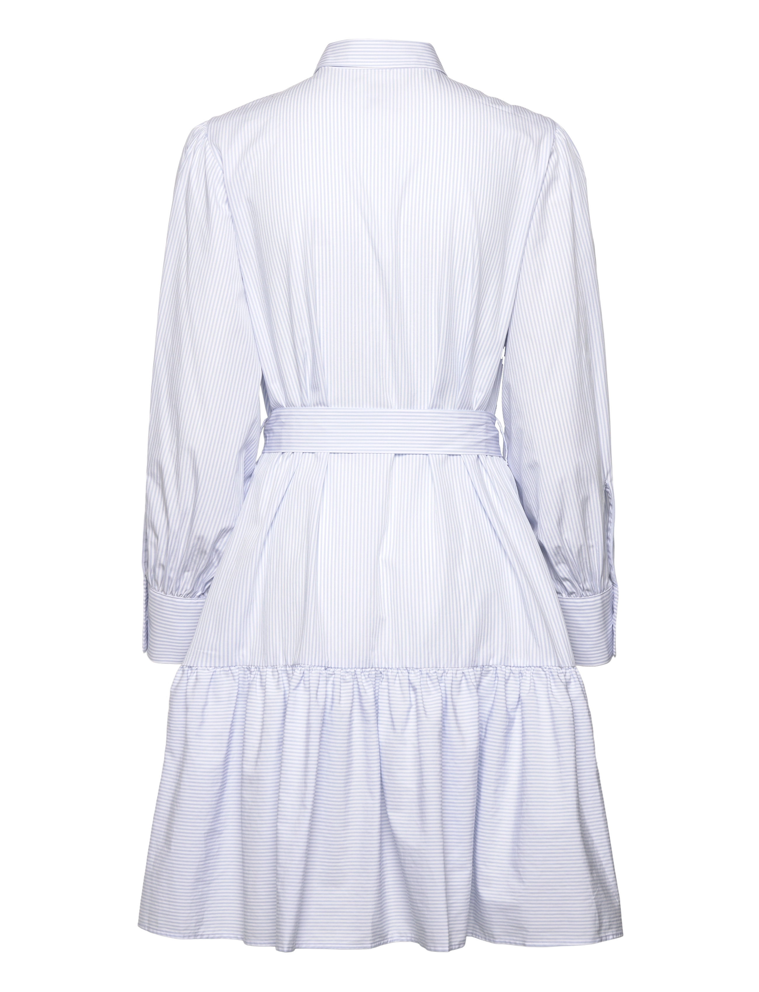 Gant - REG CLASSIC POPLIN STRIPED DRESS - särkkleidid - fresh blue - 2