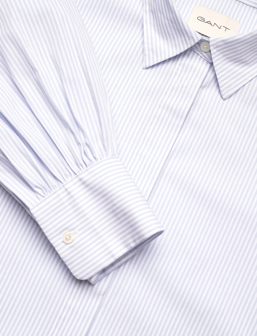 GANT - REG CLASSIC POPLIN STRIPED DRESS - skjortekjoler - fresh blue - 2