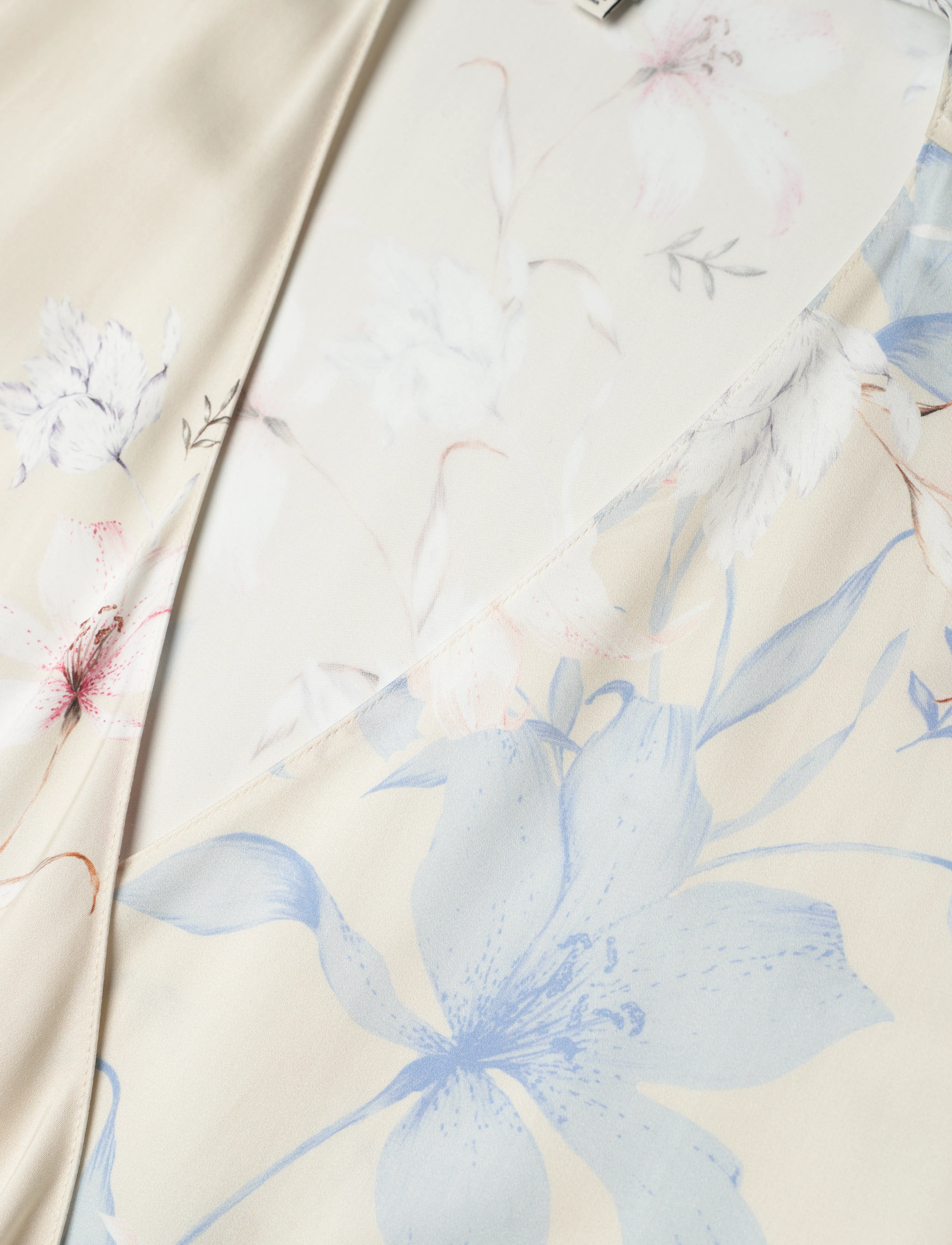 Gant - FLORAL PRINT WRAP SS FRILL DRESS - putty - 5