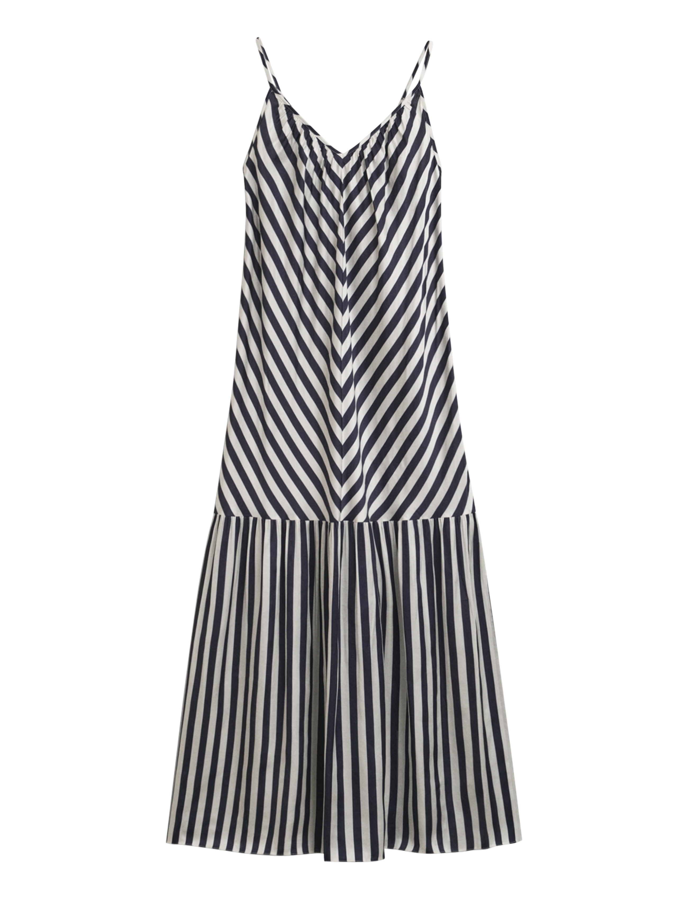 GANT MAXI CHEVRON STRIPED STRAP DRESS - Kleidid - EVENING BLUE / multi