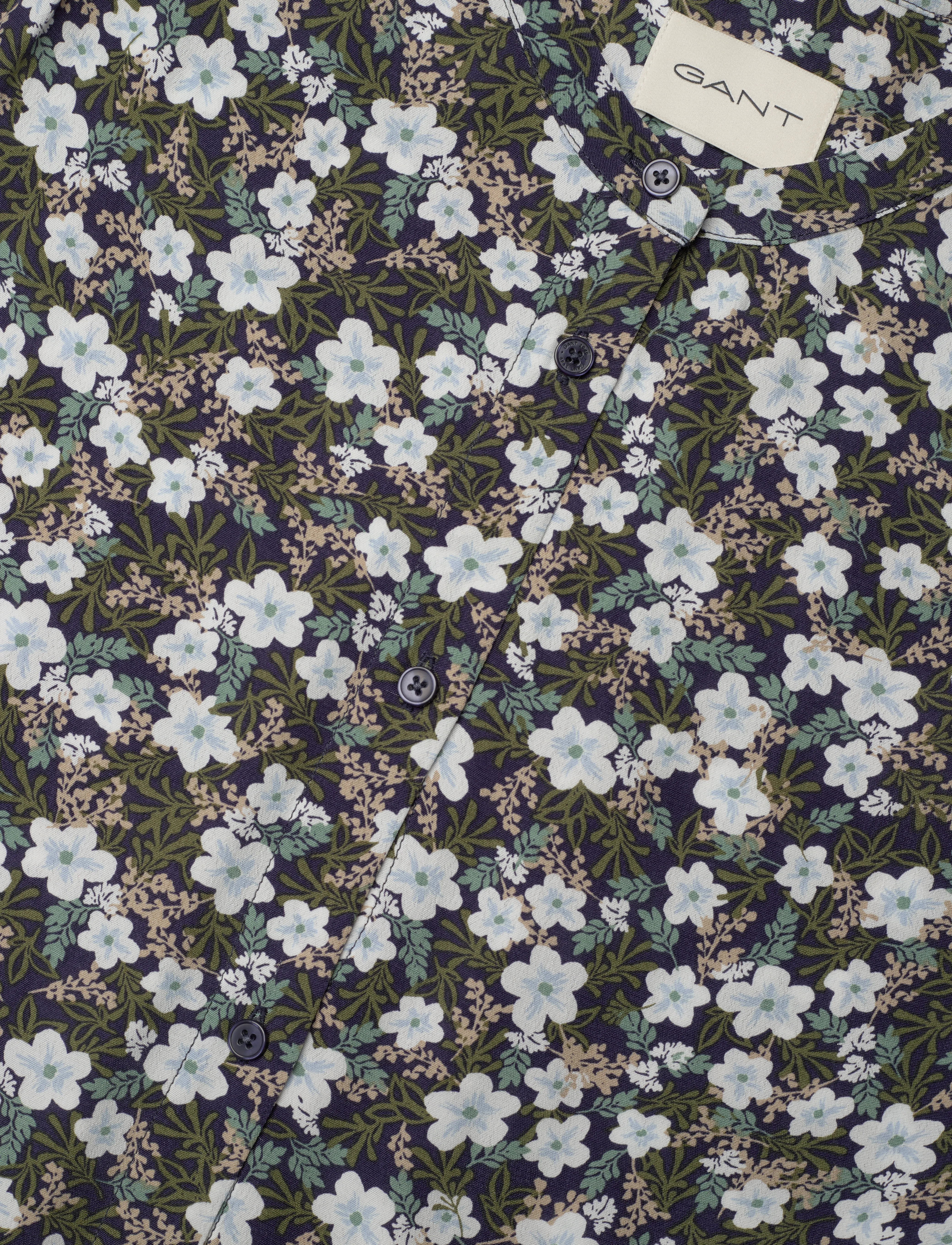 Gant - REG FLORAL PRINT DRESS - midi kjoler - classic blue - 5