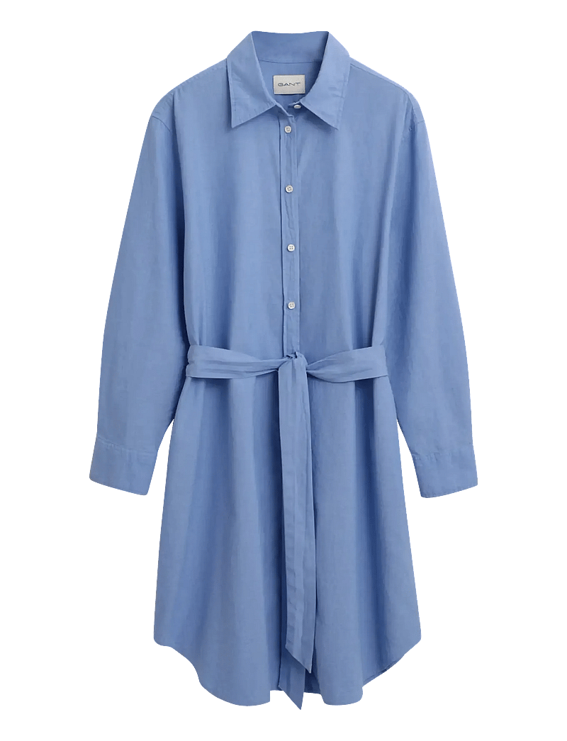 GANT - REL LUXURY OXFORD SHIRT DRESS - hemdkleider - perfect blue - 1