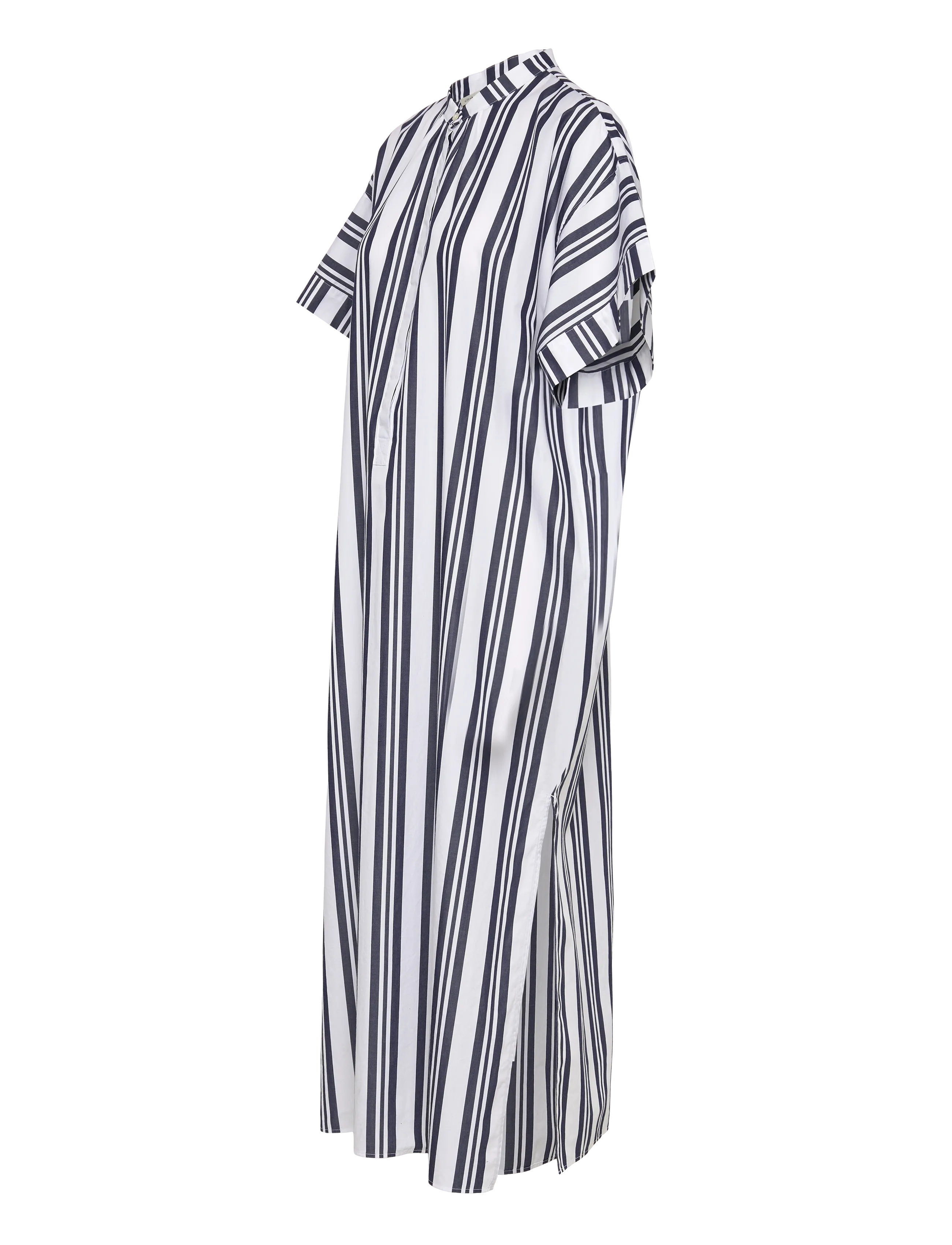 Gant - OS STRIPED CAFTAN DRESS - shirt dresses - classic blue - 2