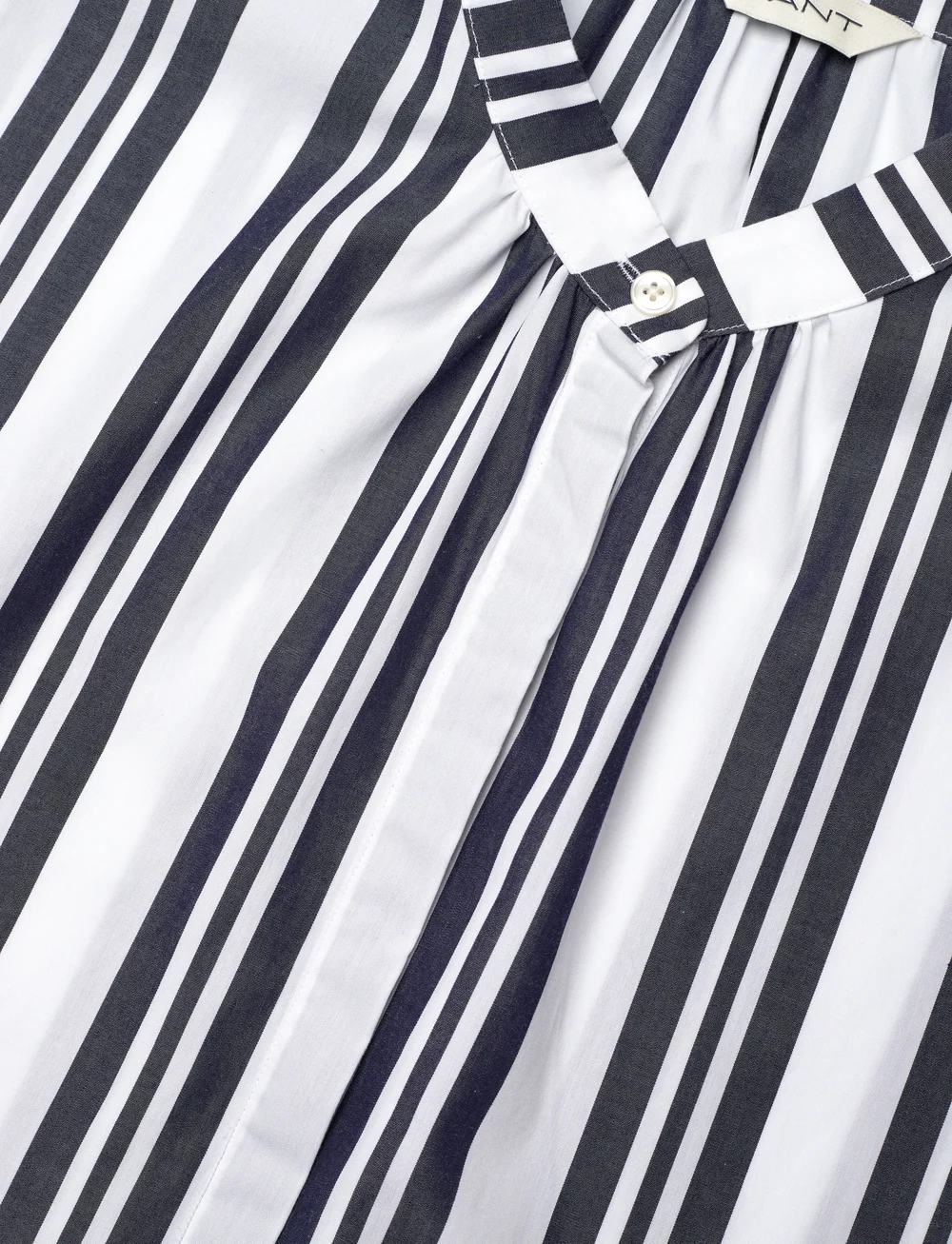 GANT - OS STRIPED CAFTAN DRESS - shirt dresses - classic blue - 5
