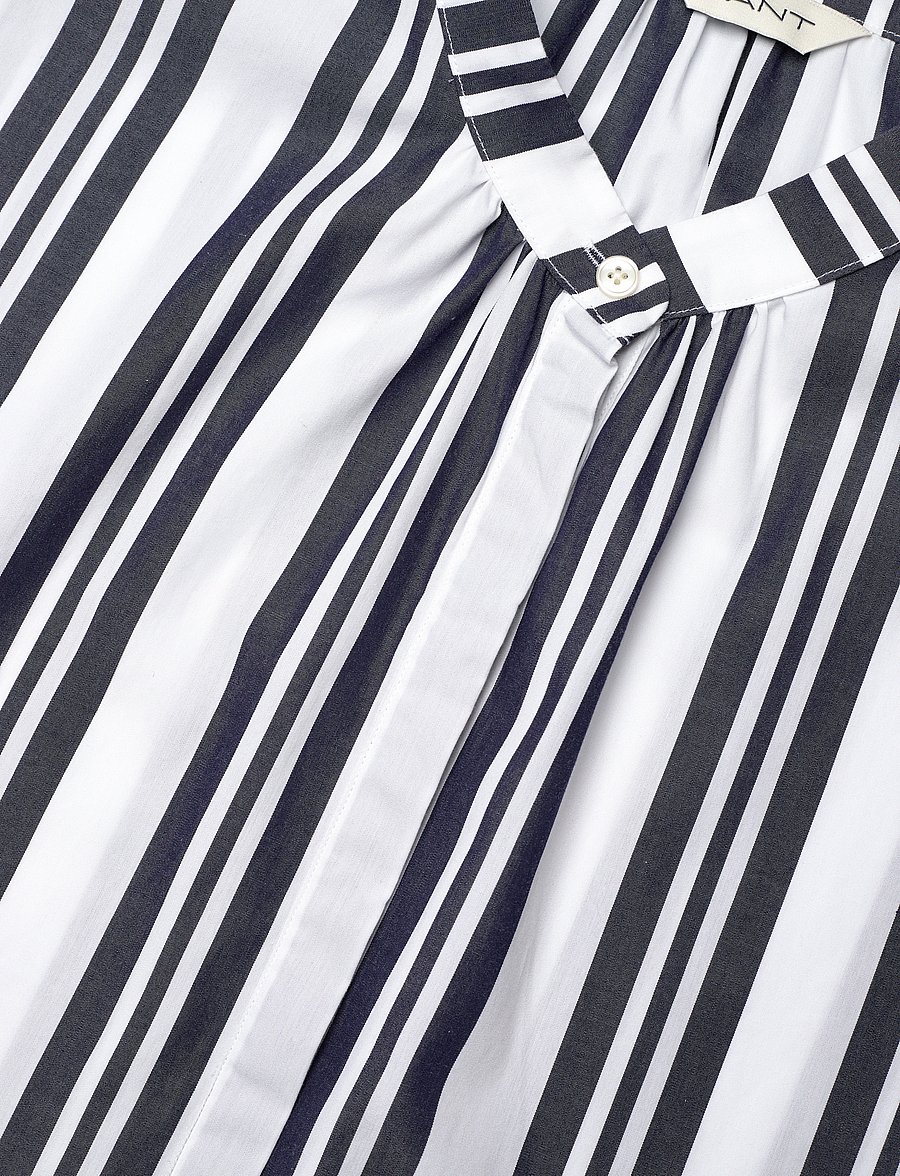 Gant - OS STRIPED CAFTAN DRESS - skjortekjoler - classic blue - 5