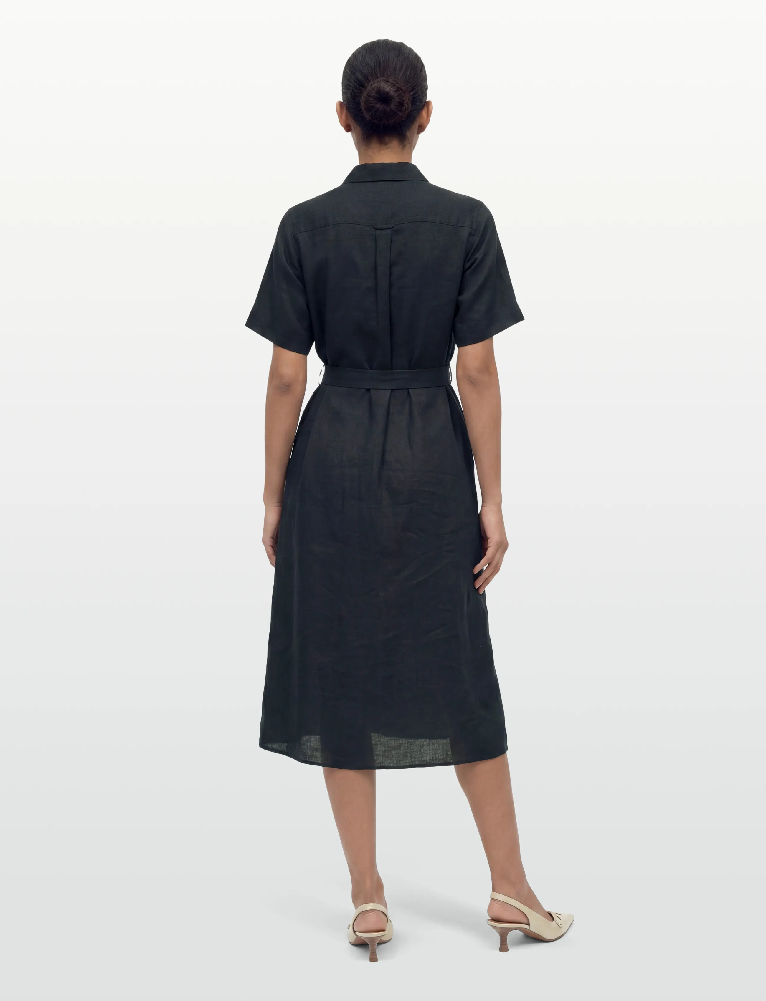 Linen Ss Shirt Dress 3