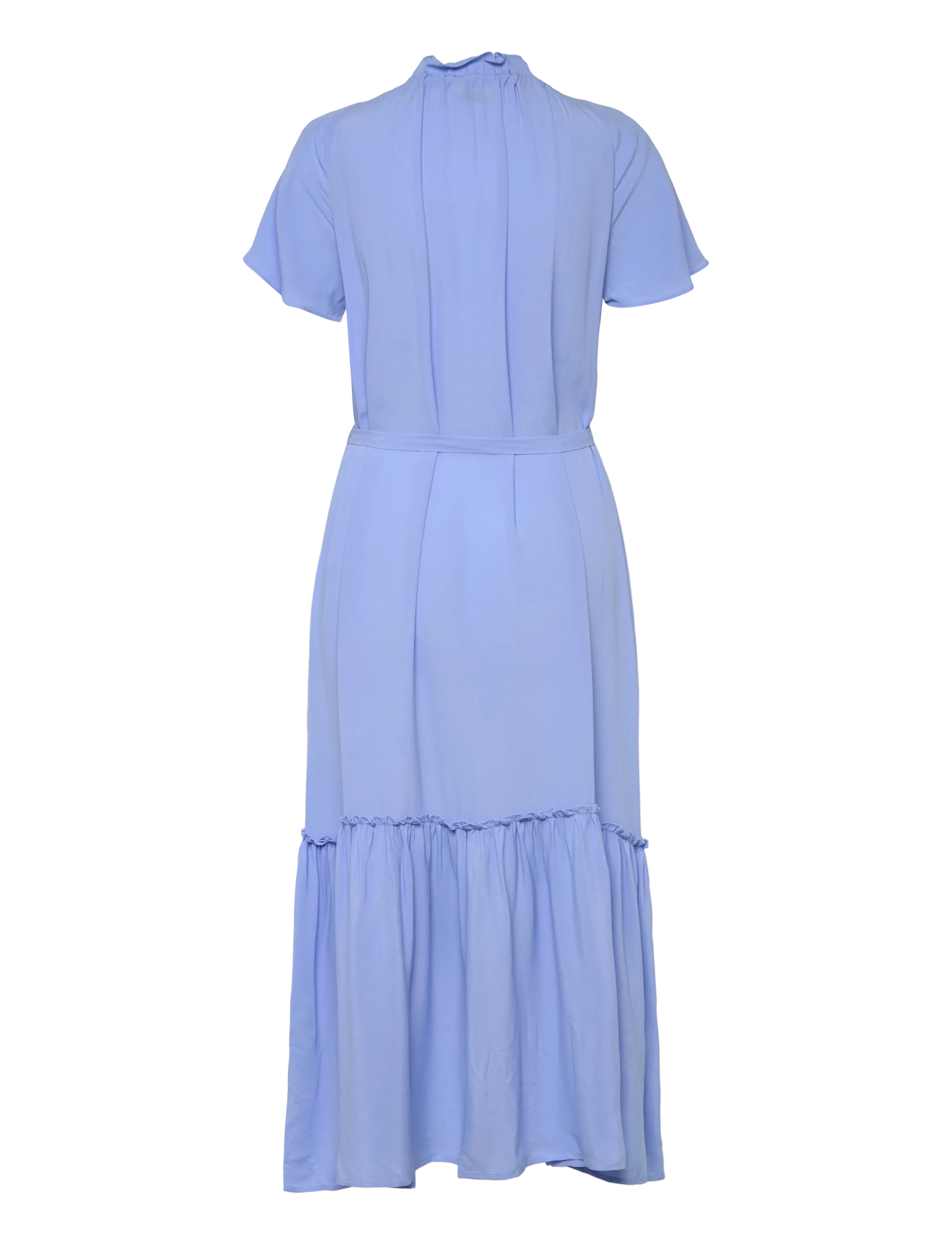Gant - CAP SLEEVE MIDI DRESS - sommerkjoler - hydrangea blue - 2