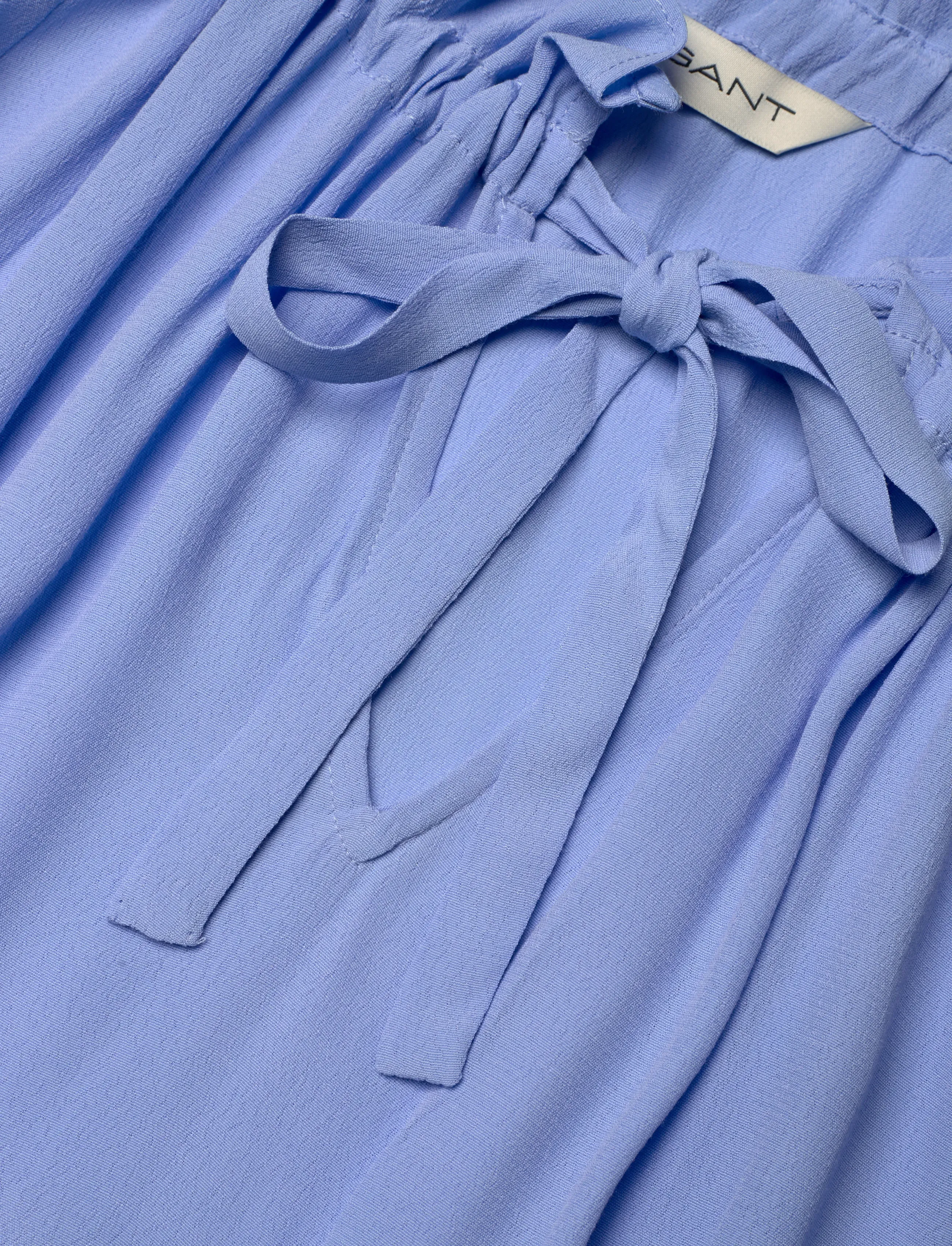 Gant - CAP SLEEVE MIDI DRESS - sommerkjoler - hydrangea blue - 5