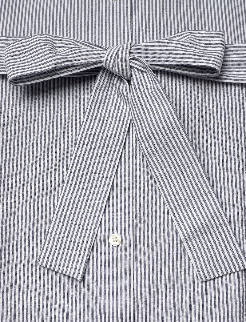 GANT - SEERSUCKER PUFF SLEEVE DRESS - skjortekjoler - evening blue - 3