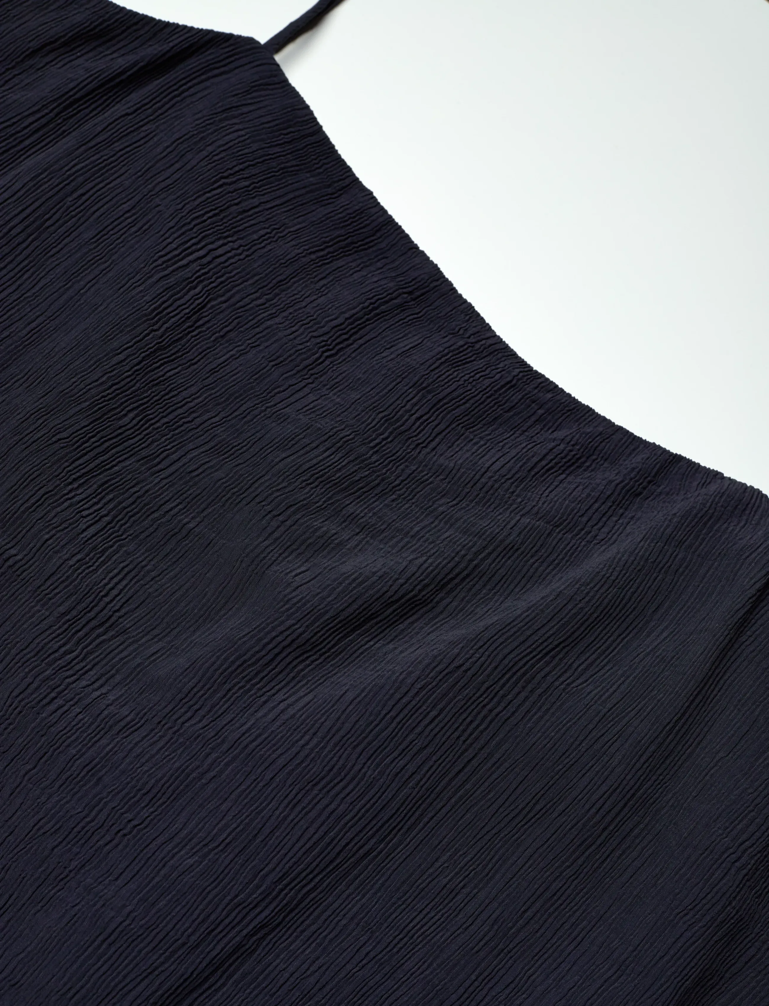 Gant - CRINKLED STRAP MIDI DRESS - robes moulantes - evening blue - 5
