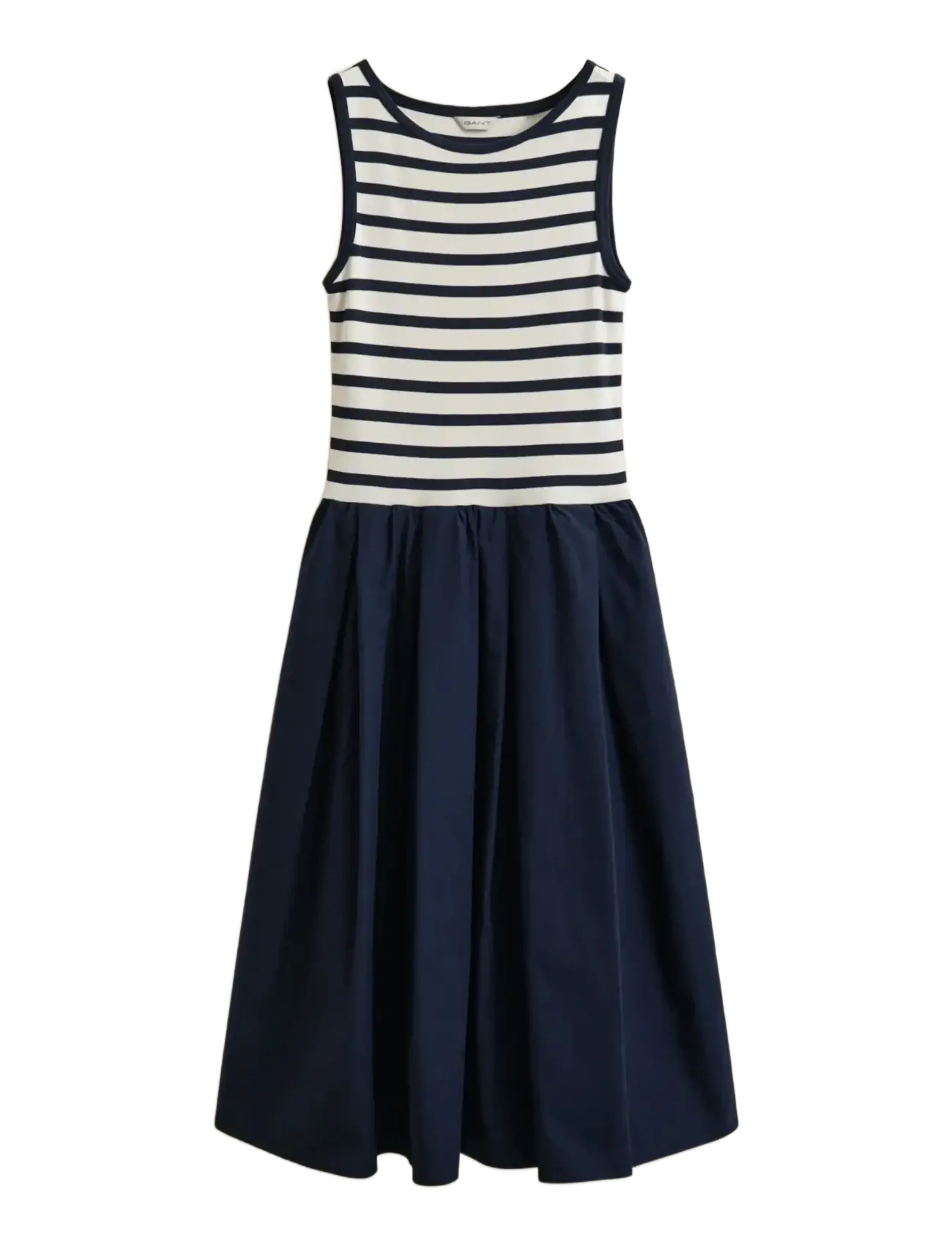 Gant JERSEY WOVEN COMBO DRESS - Kjoler - EVENING BLUE / navy