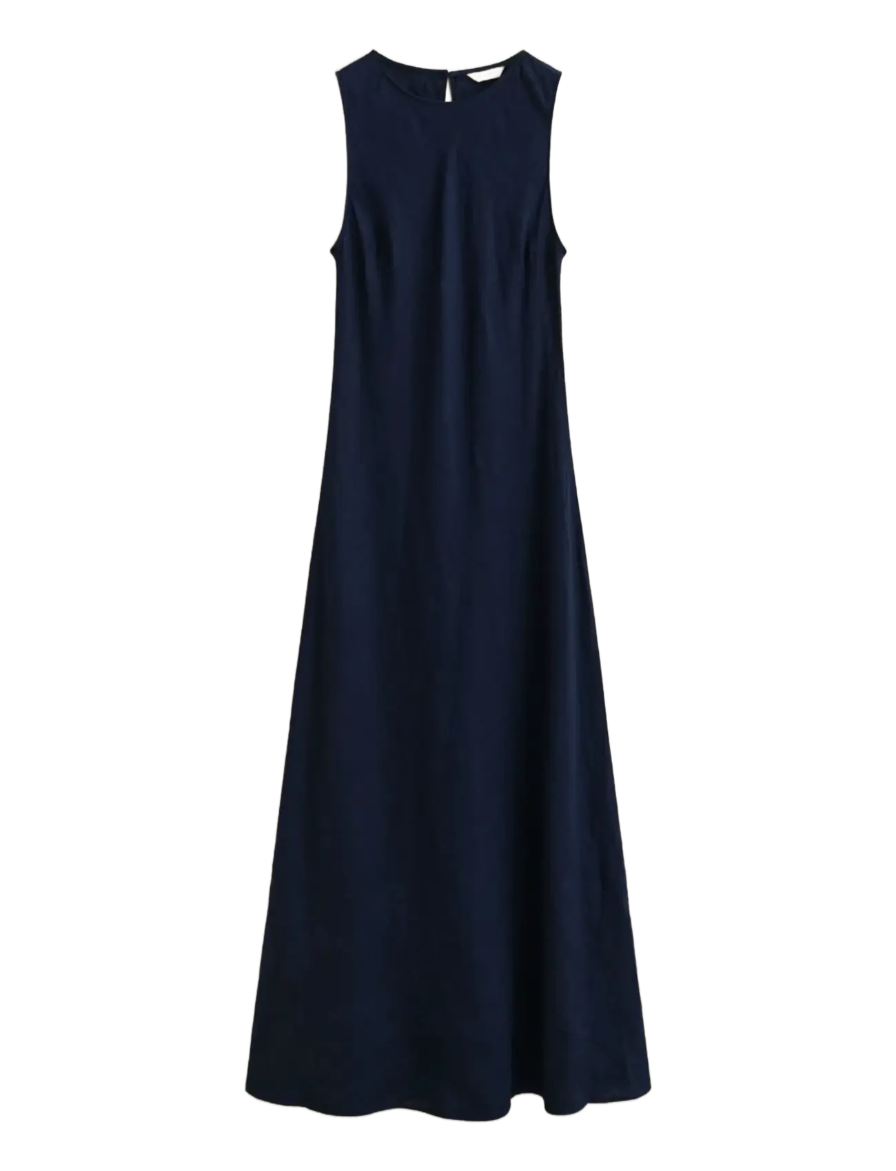 Gant LINEN BIAS CUT MIDI DRESS - Kjoler - EVENING BLUE / navy