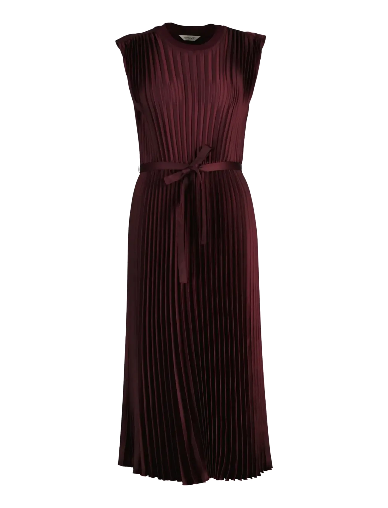Belted Pleated Dress