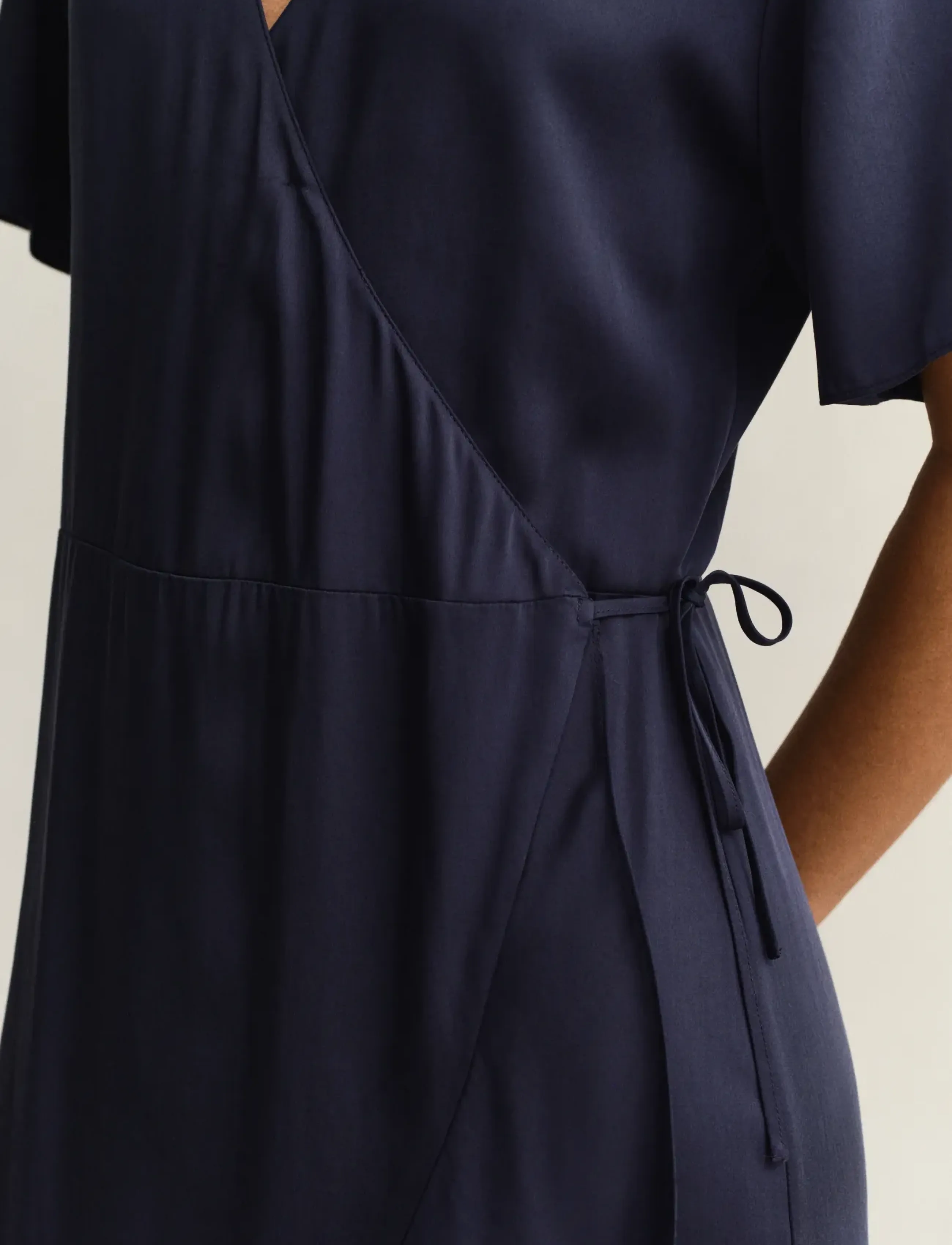 Gant - WRAP SS FRILL DRESS - sommerkleider - evening blue - 3