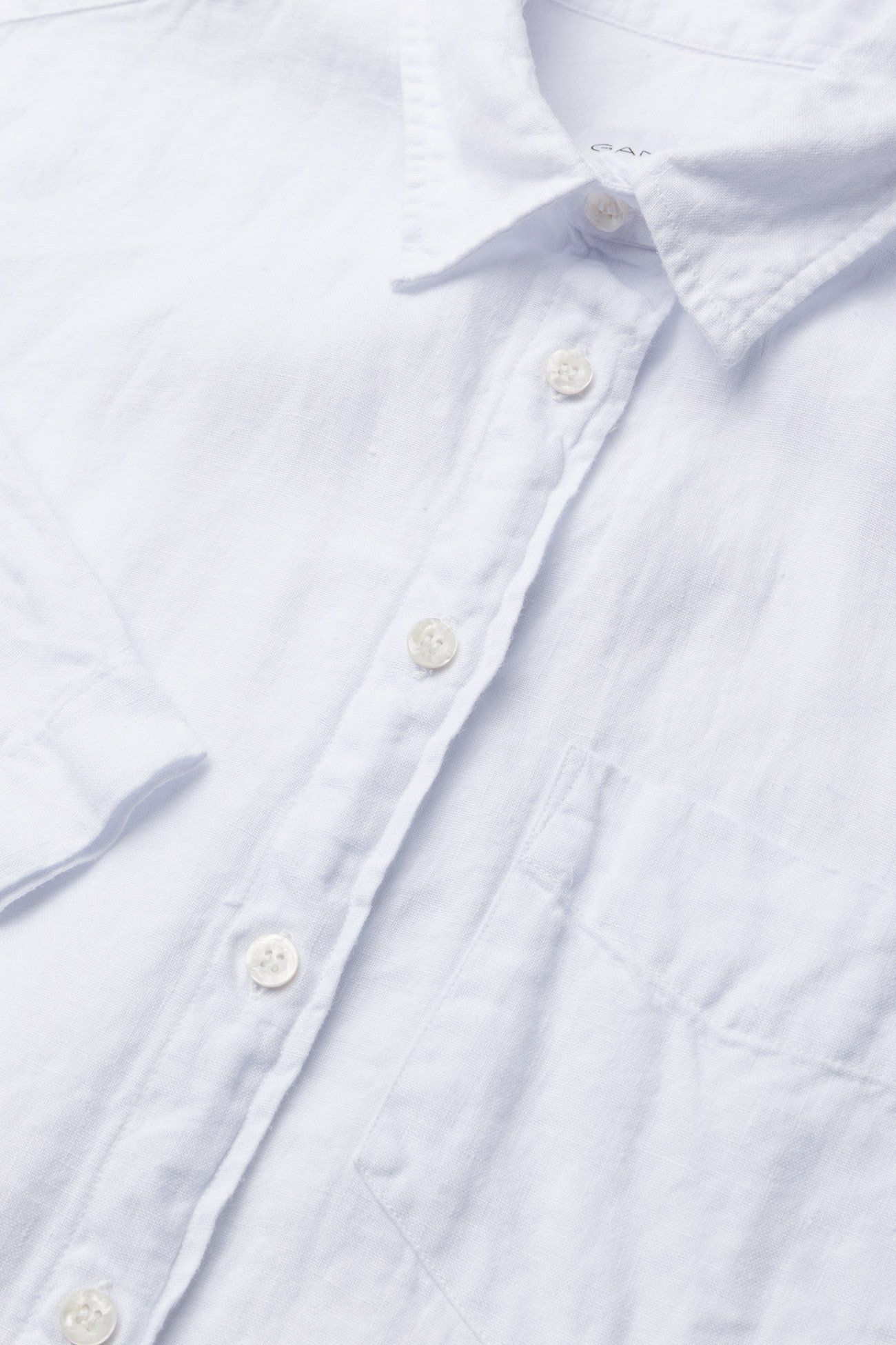 GANT - R2. FRENCH LINEN SHIRT CAFTAN - white - 3