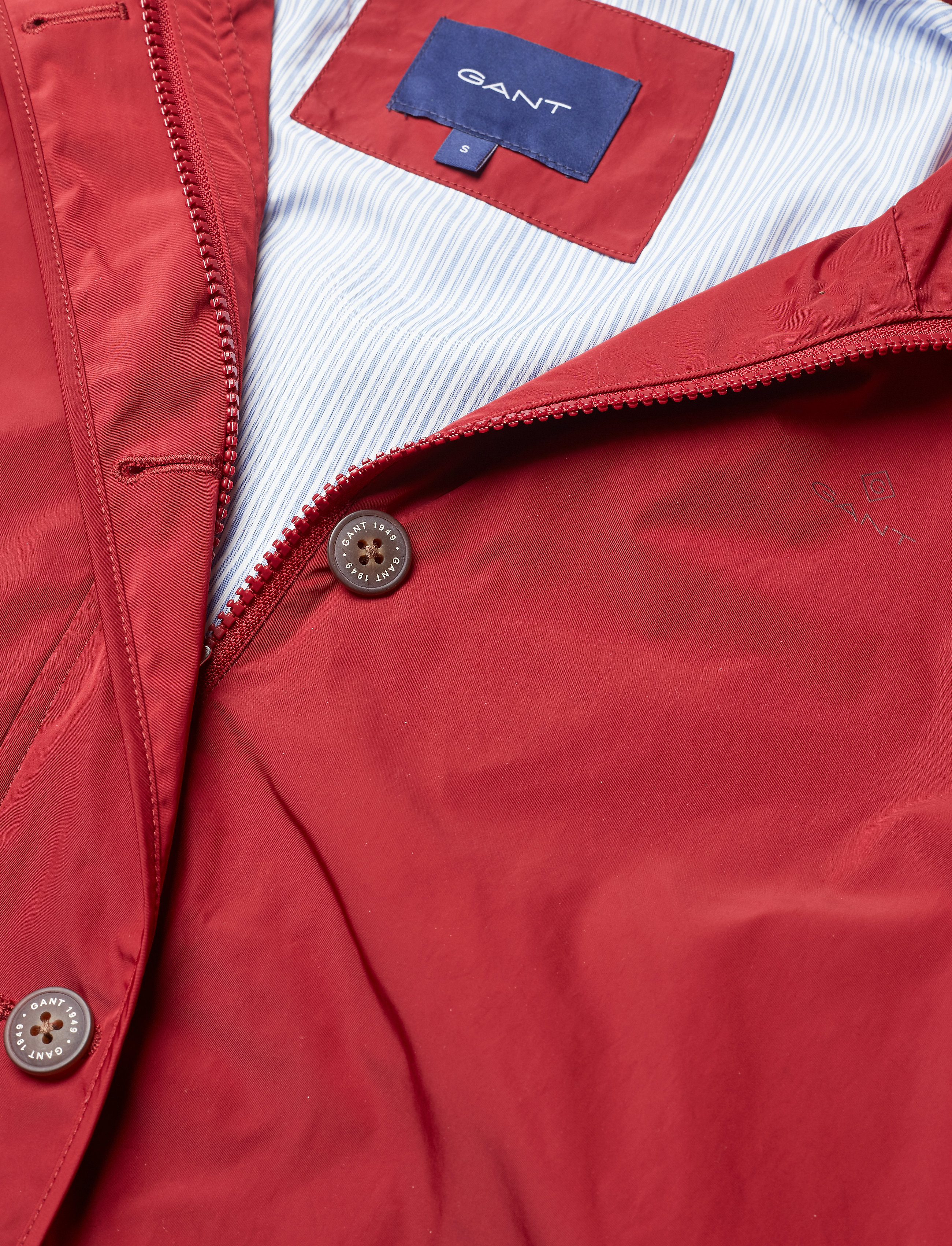 GANT - D1. SHORT MEMORY JACKET - mahogny red - 3