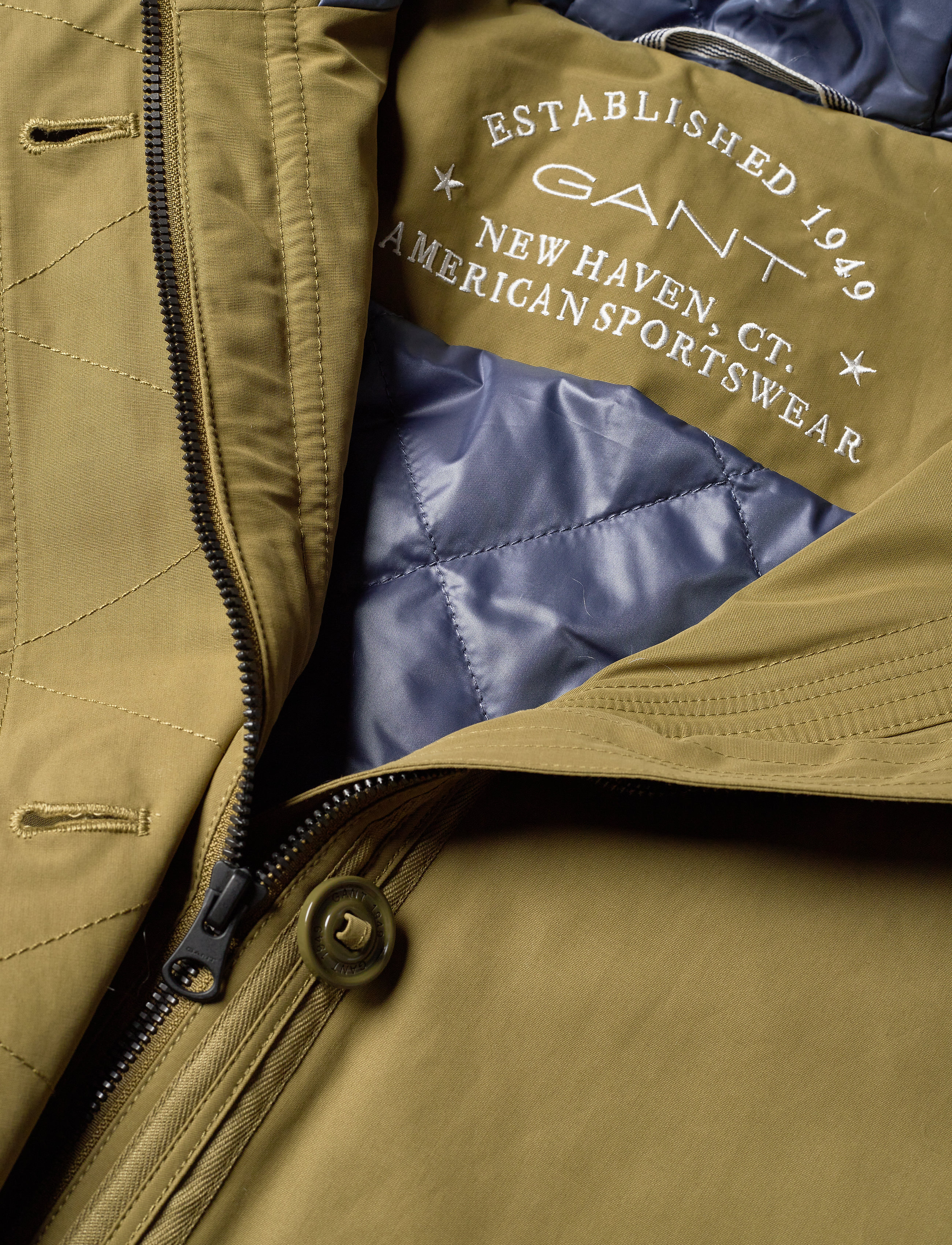 GANT - D1. WEEKEND OVERSIZED PARKA - olive green - 2