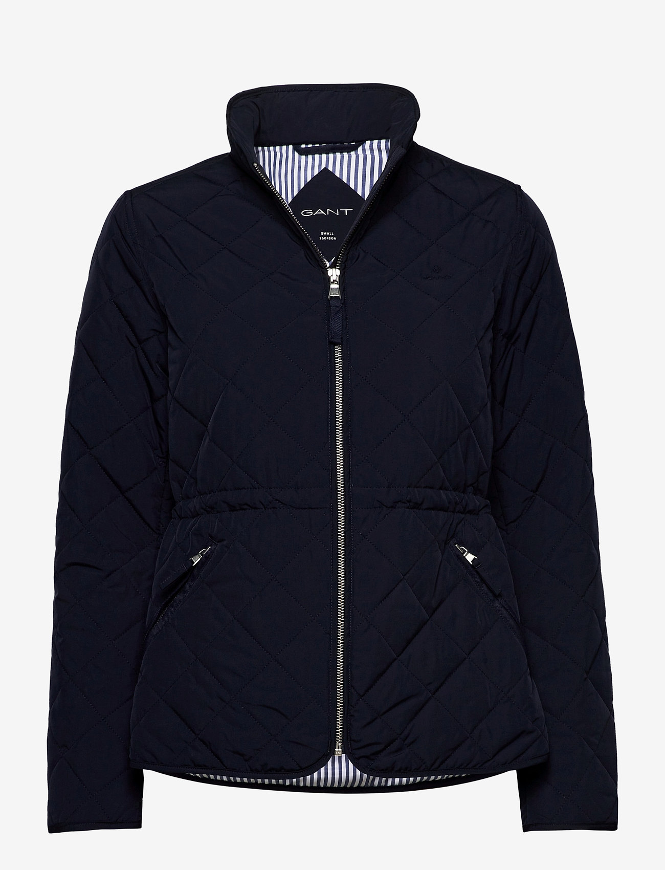 GANT - D1. QUILTED FITTED JACKET - evening blue - 0