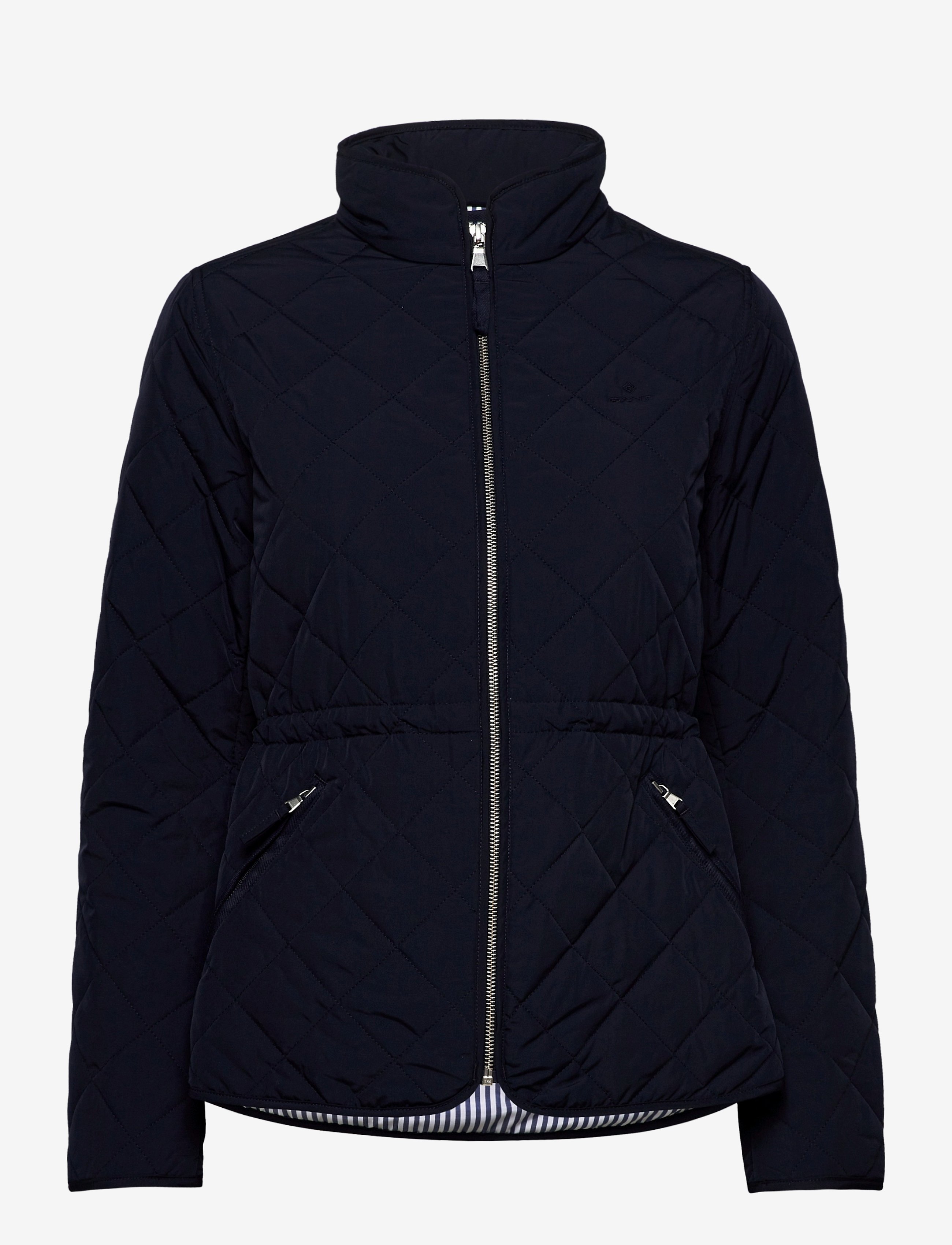 GANT - D1. QUILTED FITTED JACKET - evening blue - 1