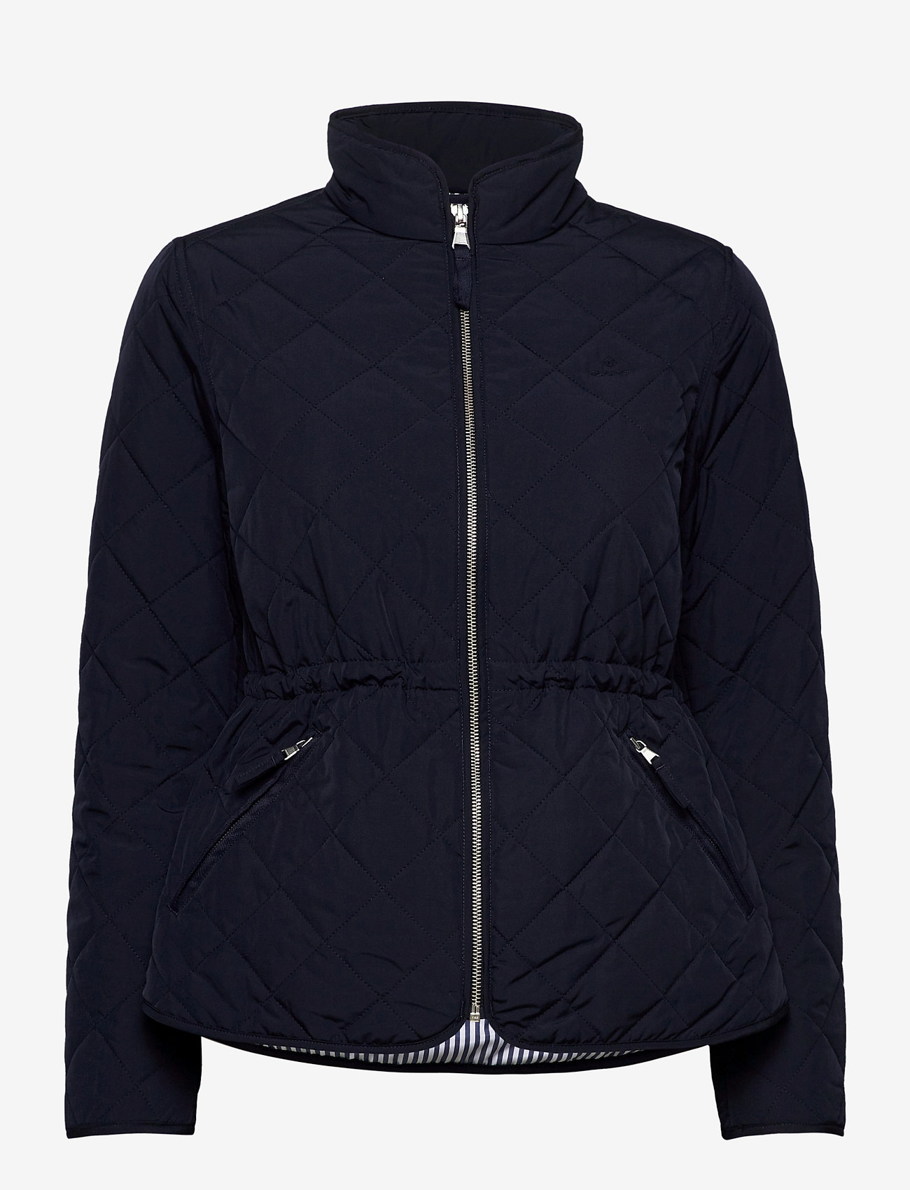 GANT - D1. QUILTED FITTED JACKET - evening blue - 3