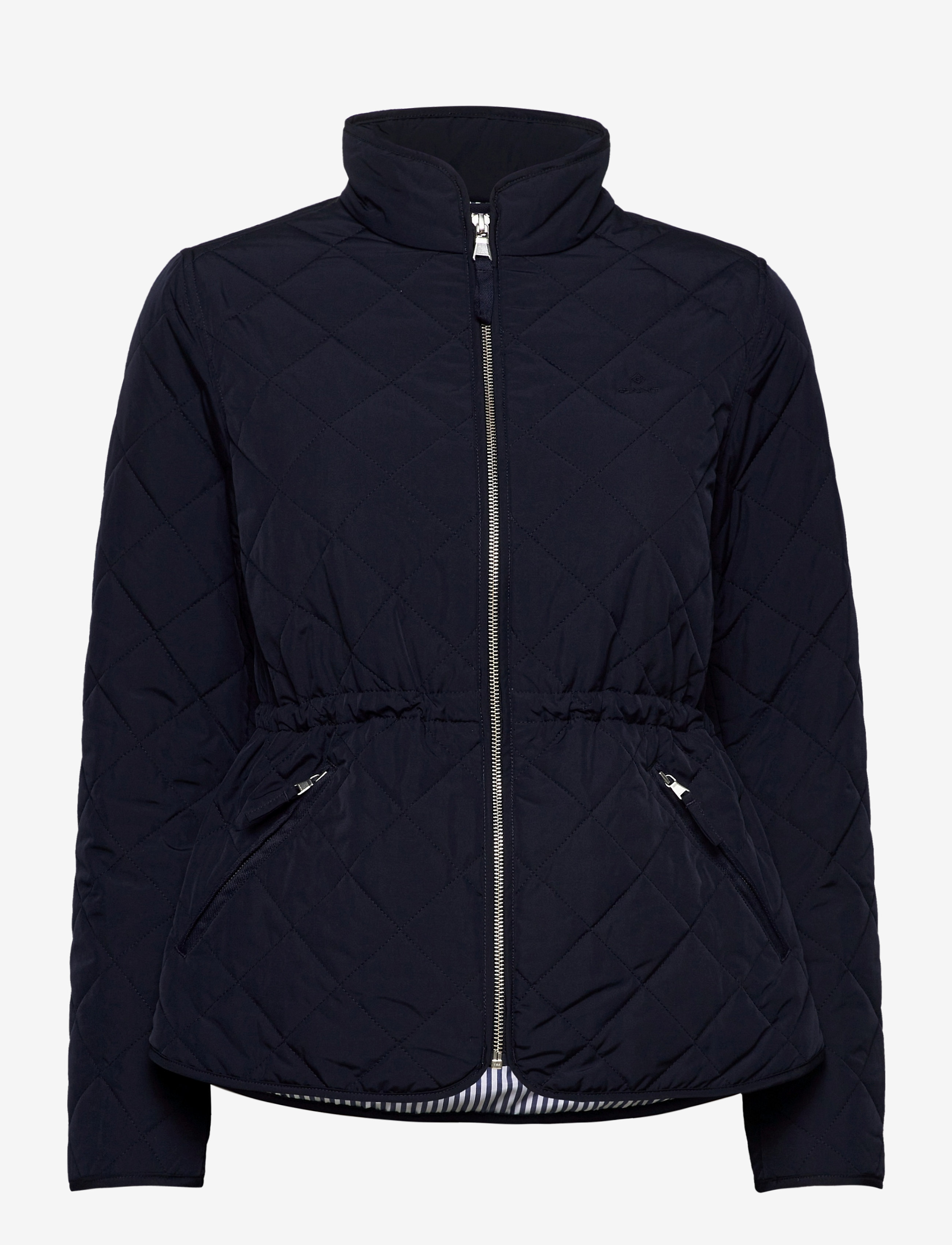 GANT - D1. QUILTED FITTED JACKET - evening blue - 3