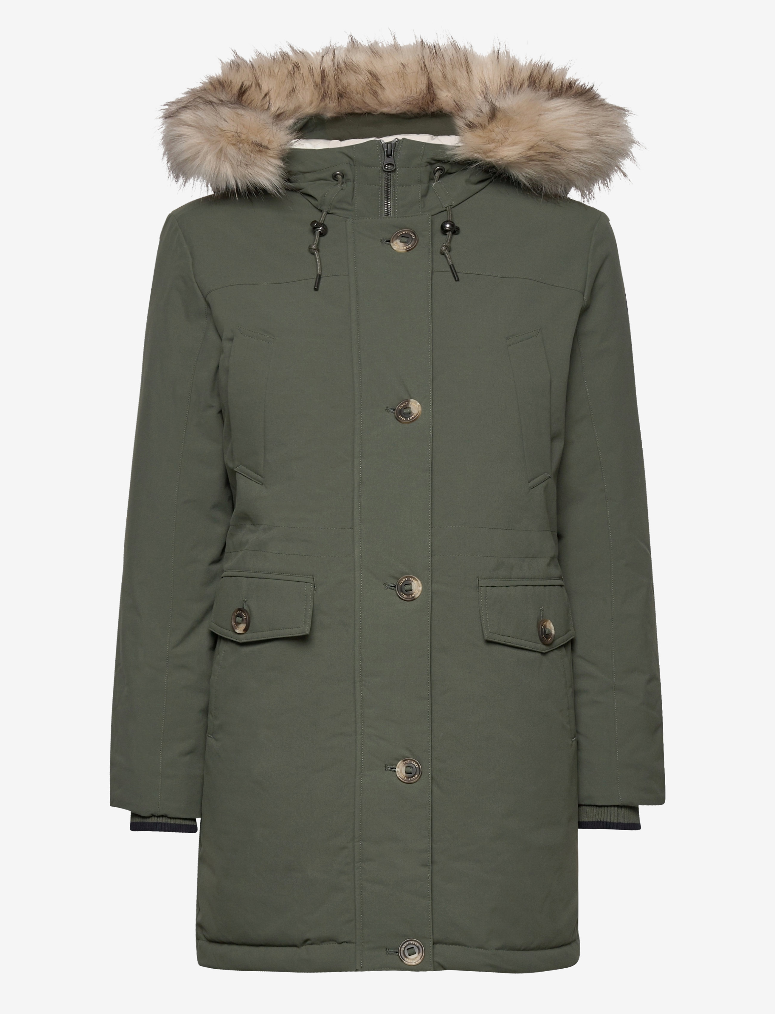 GANT - D2. ARCTIC PARKA - thyme green - 1