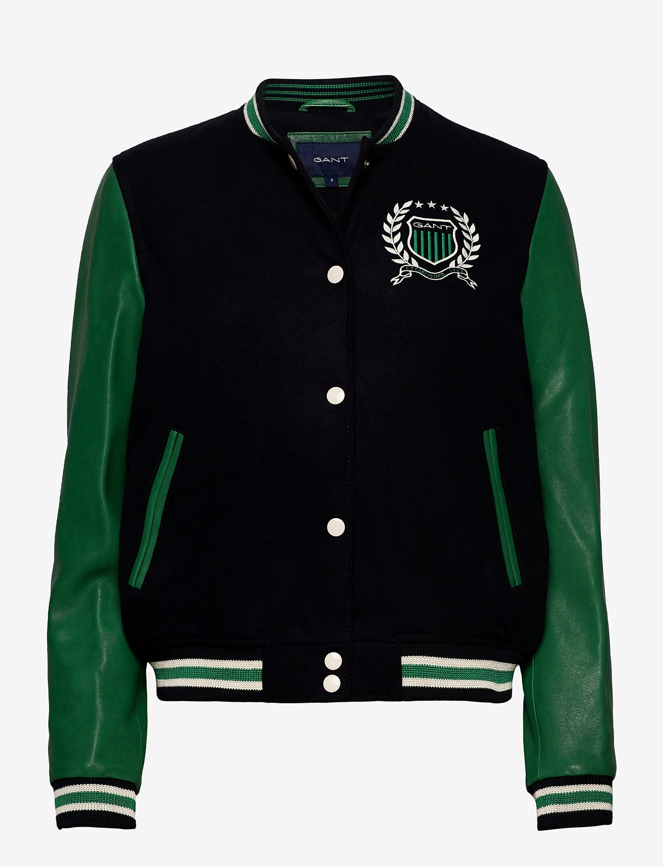 GANT - D1. CREST GANT VARSITY JACKET - evening blue - 0