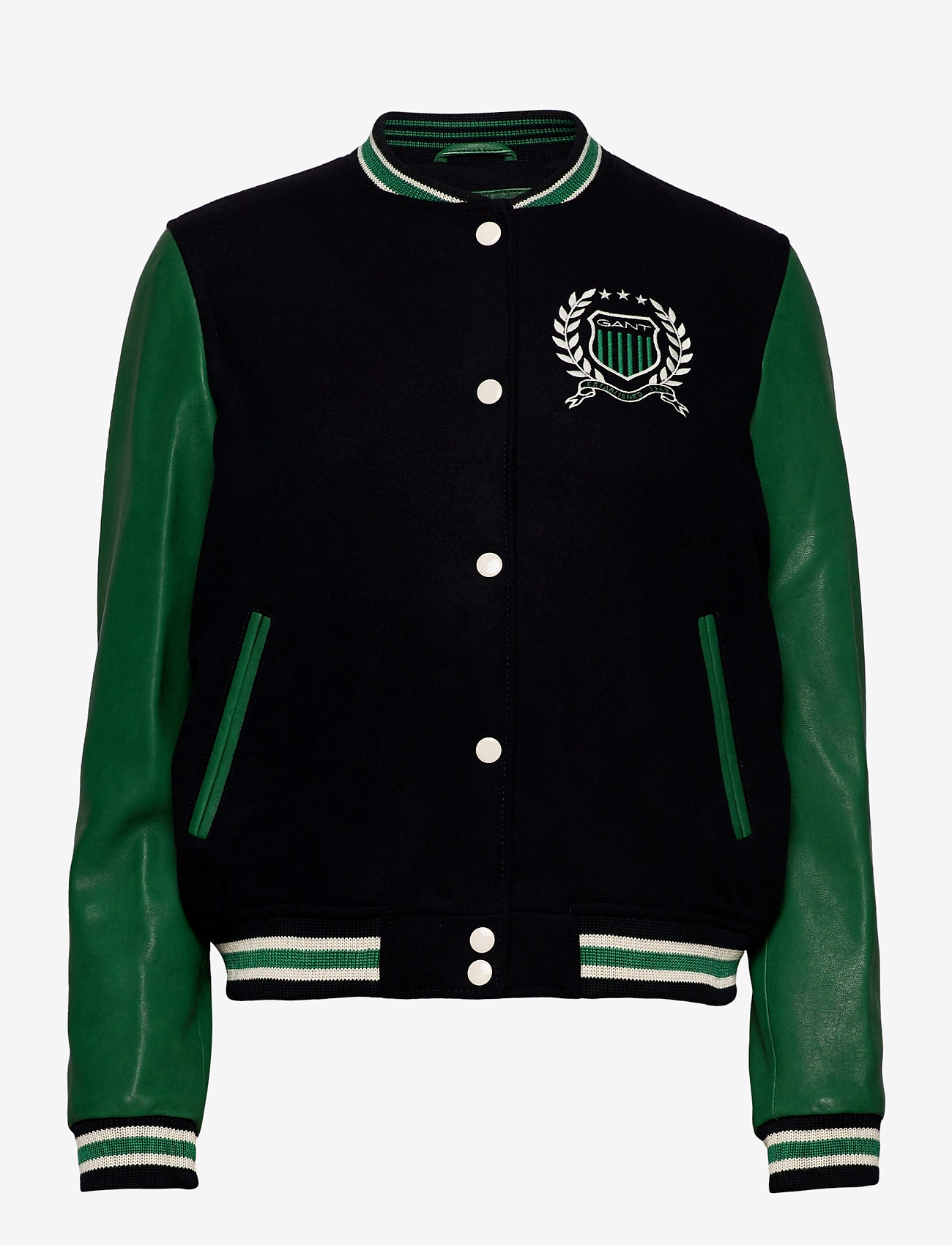 GANT - D1. CREST GANT VARSITY JACKET - evening blue - 1