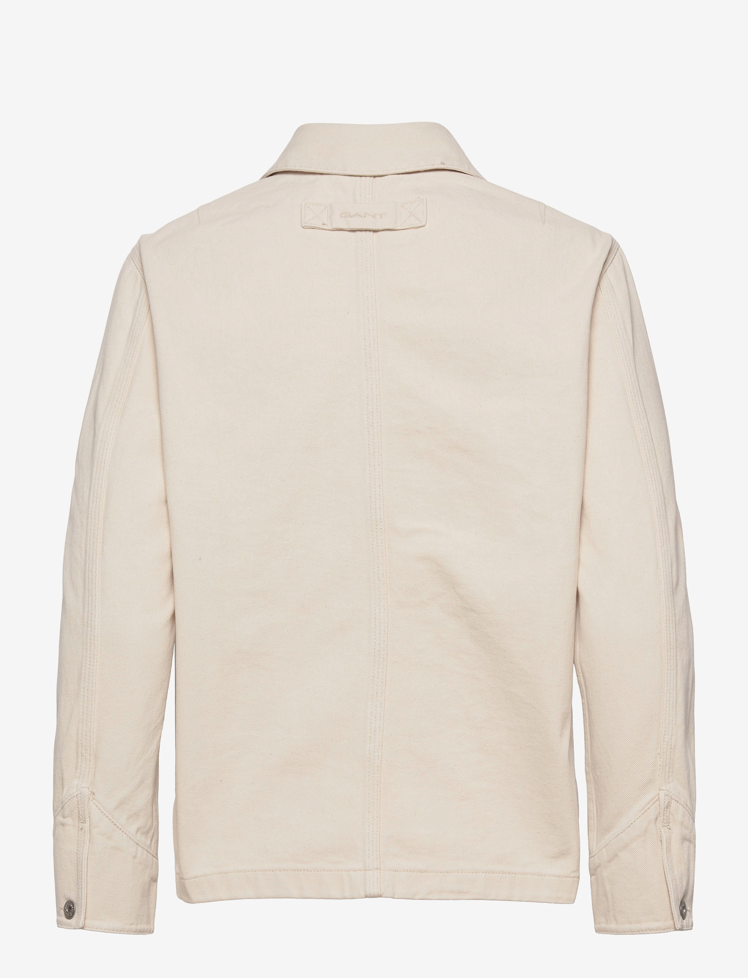 GANT - D1. COTTON SHIRT JACKET - eggshell - 1