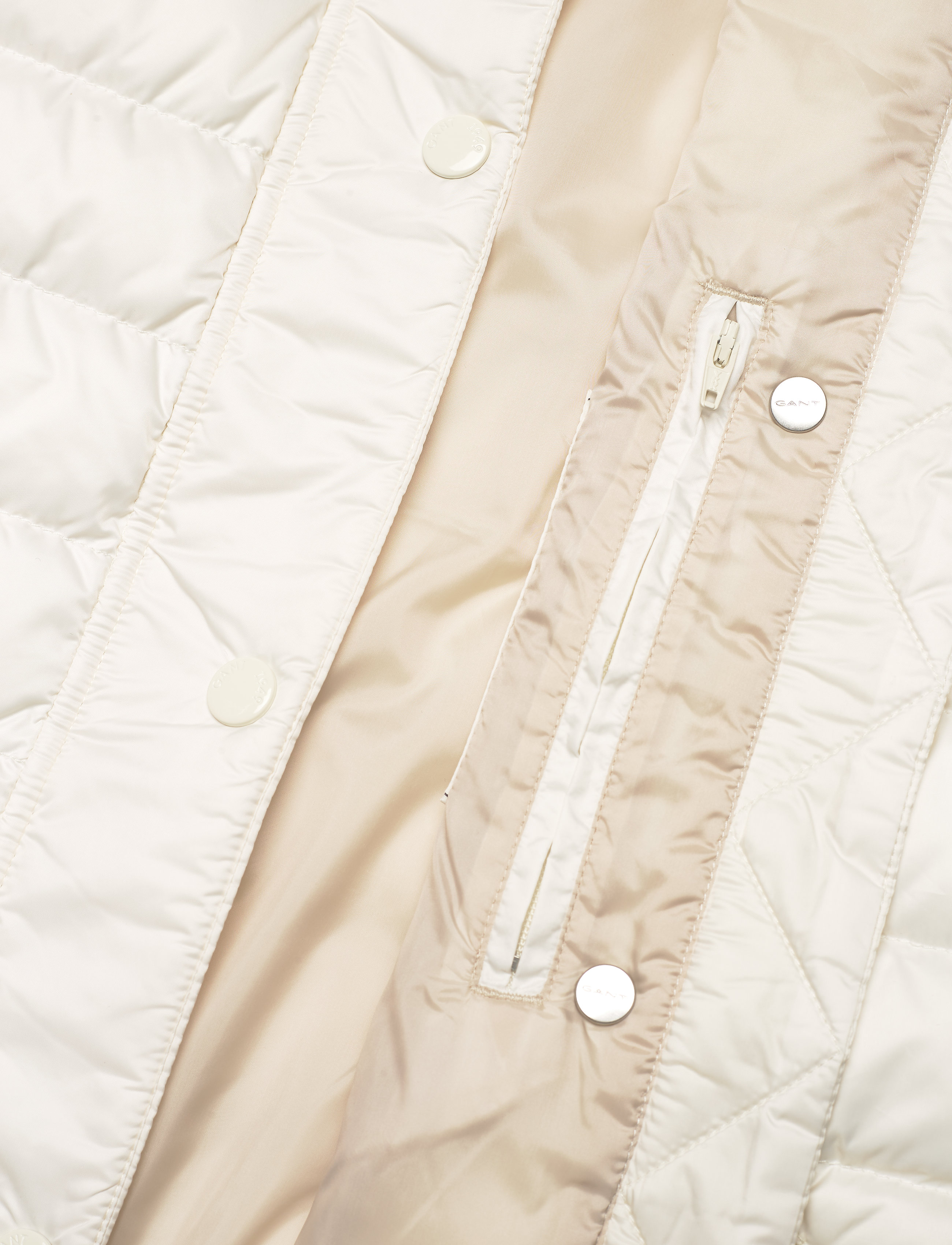 GANT - LIGHT DOWN GILET - cream - 4