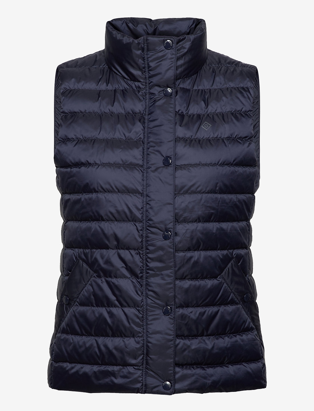 GANT - LIGHT DOWN GILET - höstjackor - evening blue - 0