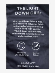 GANT - LIGHT DOWN GILET - polstrede vester - evening blue - 2