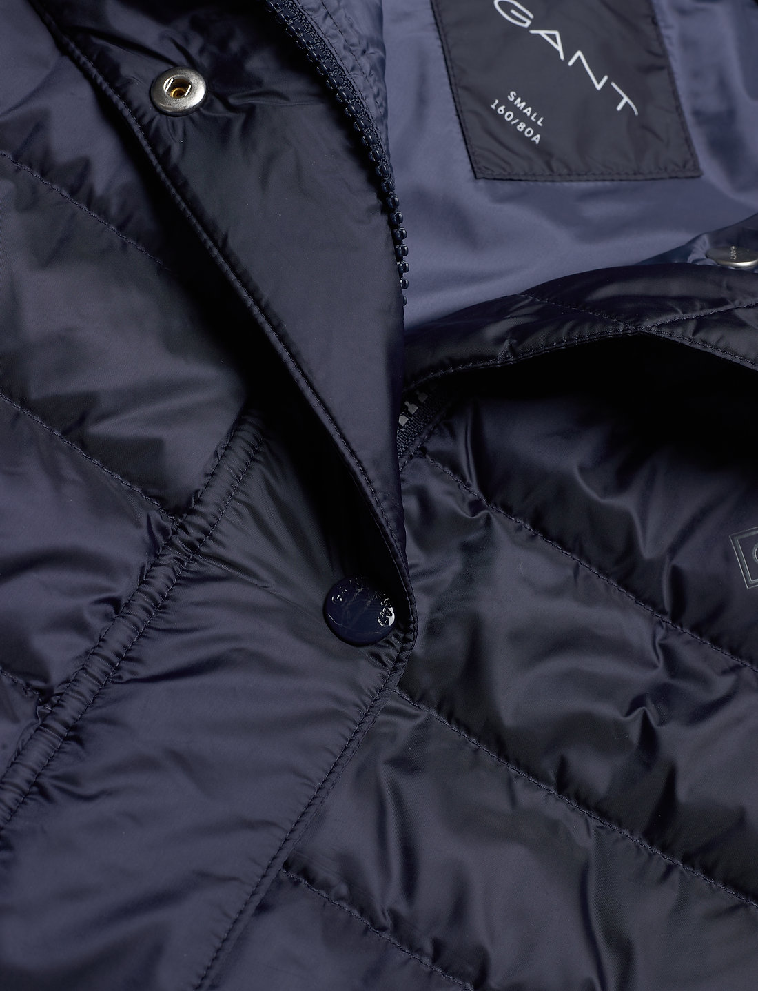 GANT - LIGHT DOWN GILET - höstjackor - evening blue - 3